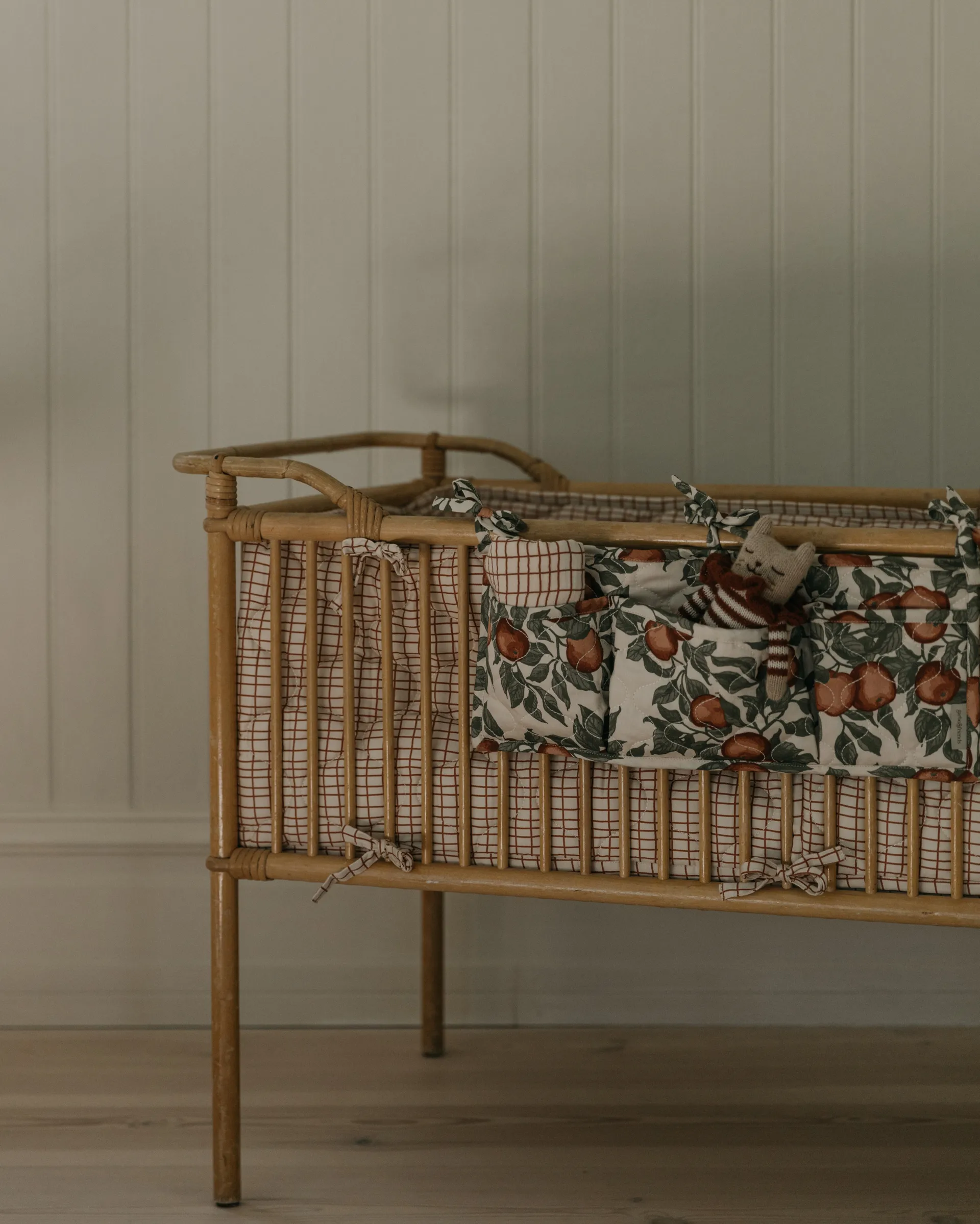 Almacenaje bolsillos cama Pomme Satin Quilted, 43x18 cm Garbo&Friends