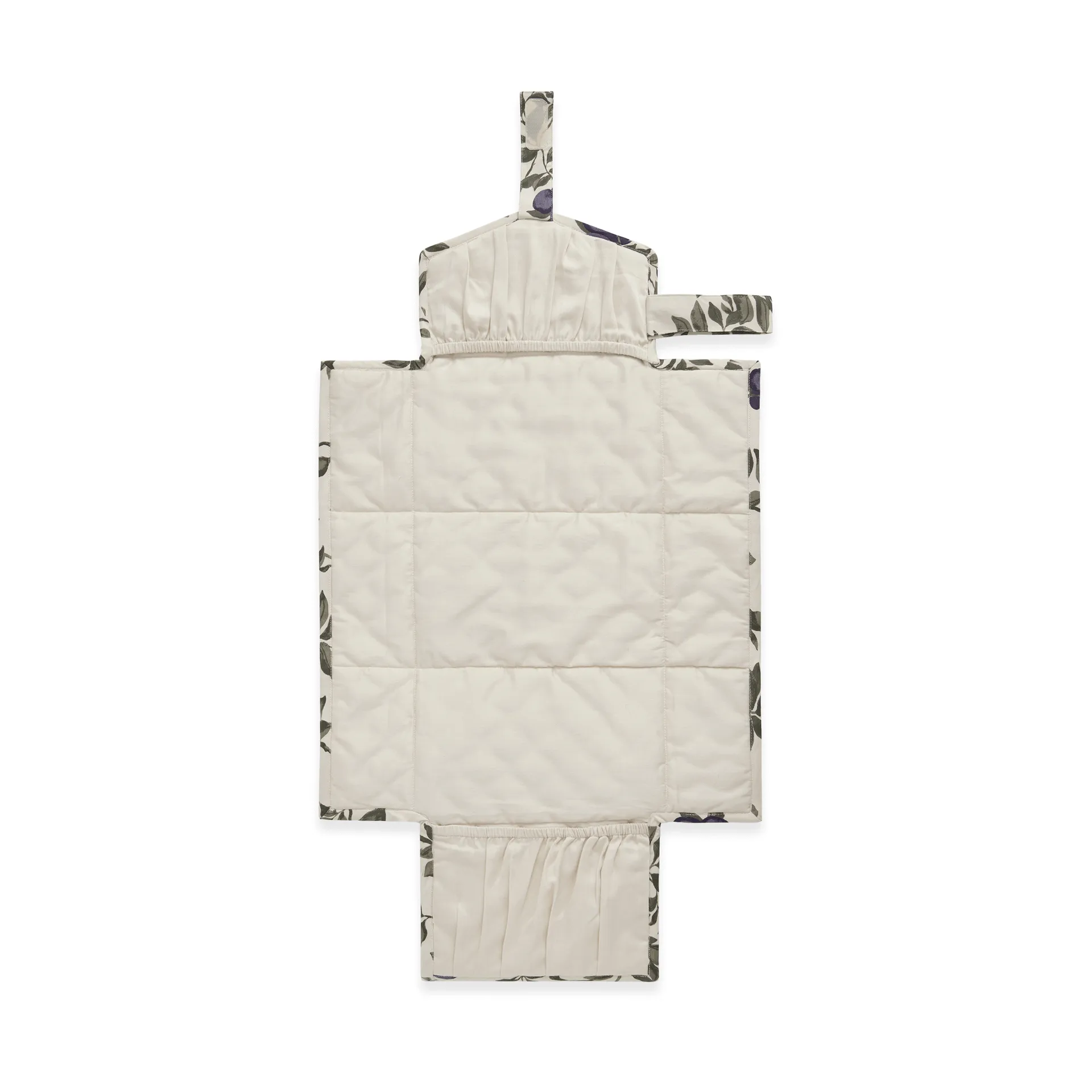 Cambiador portátil Plum satin acolchado change to go, 46x80 cm Garbo&Friends