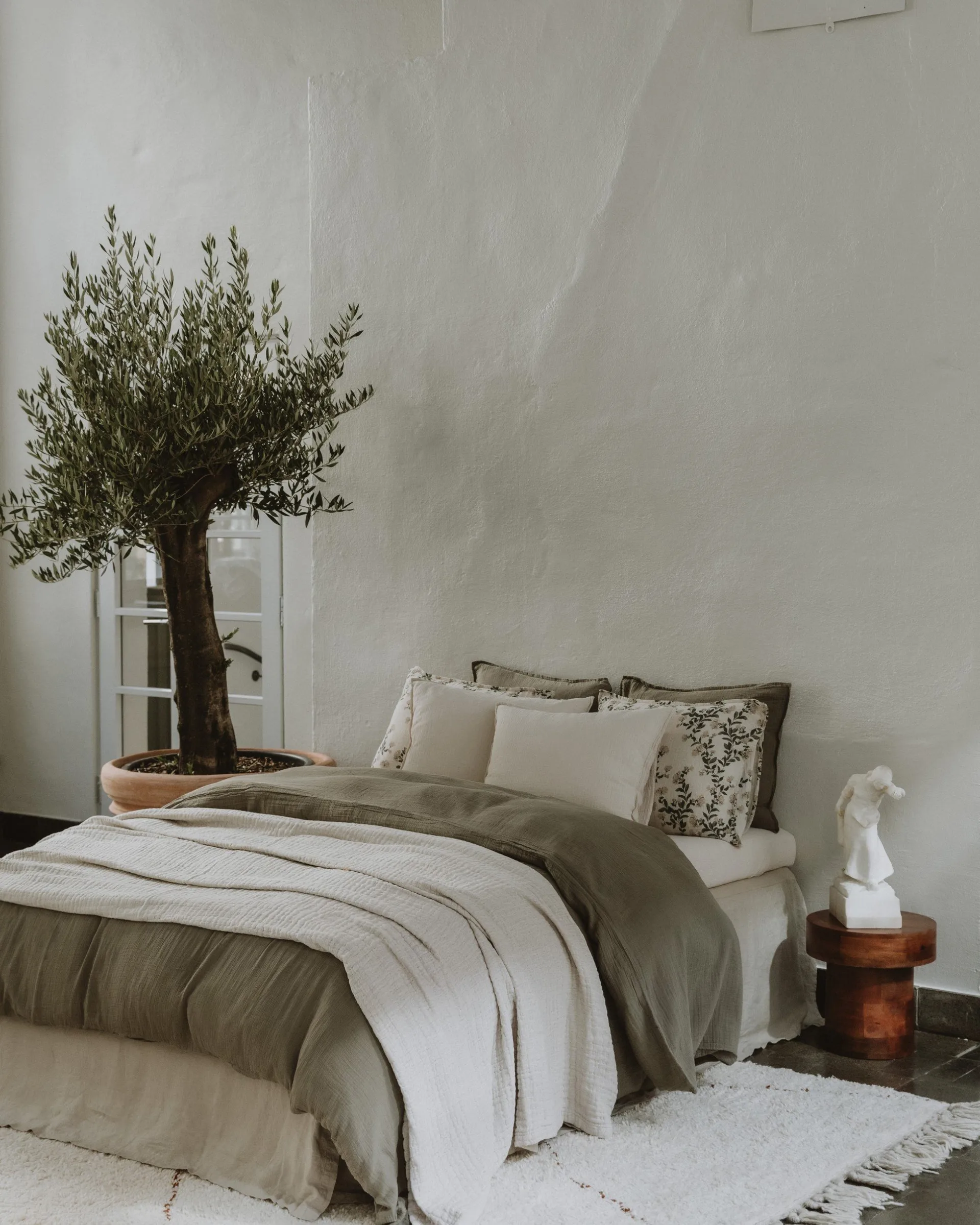 Colcha de cama Mellow doble, Lin, 160x260 cm Garbo&Friends