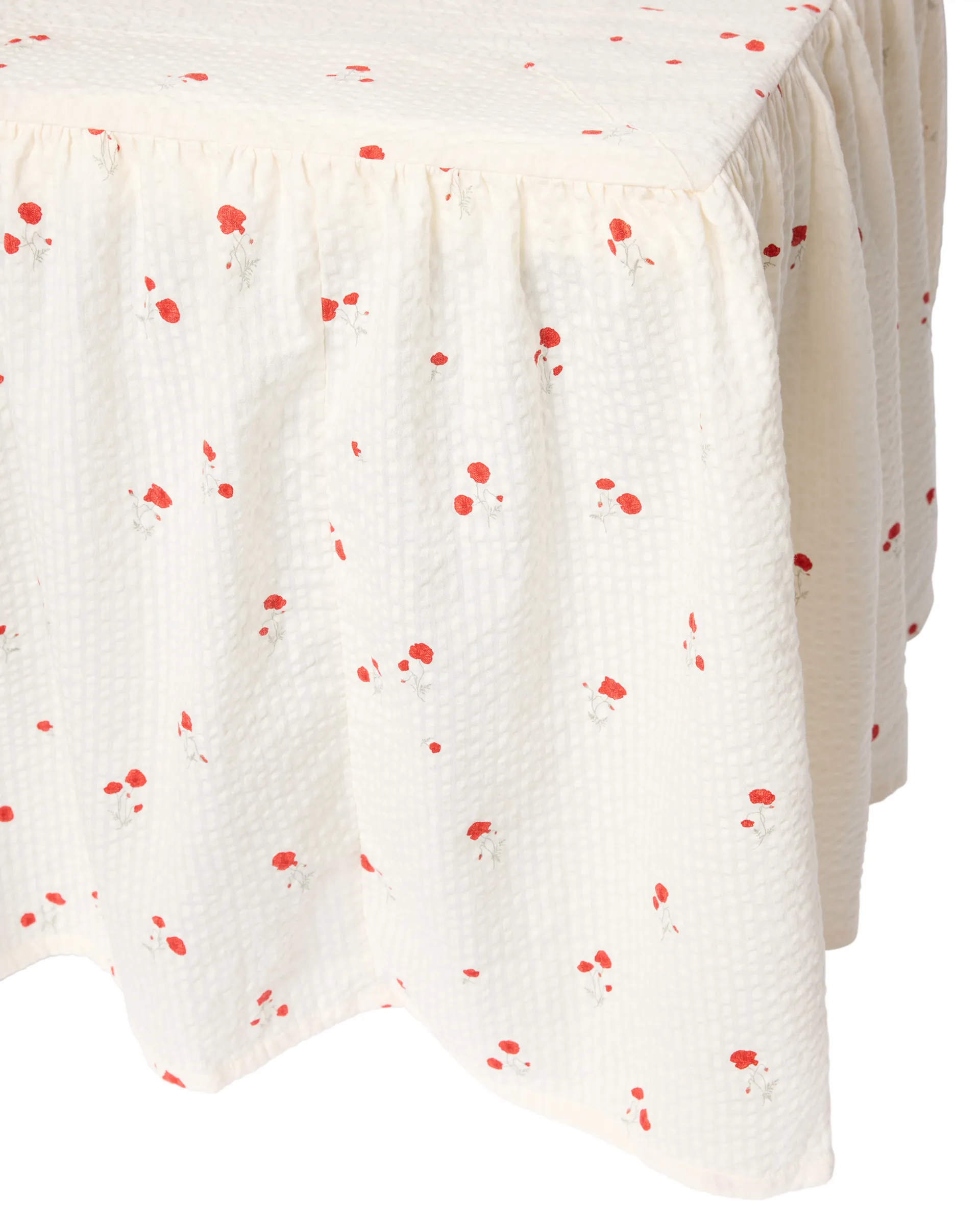 Faldón de cama Poppy Seersucker, 160x200x53 cm Garbo&Friends