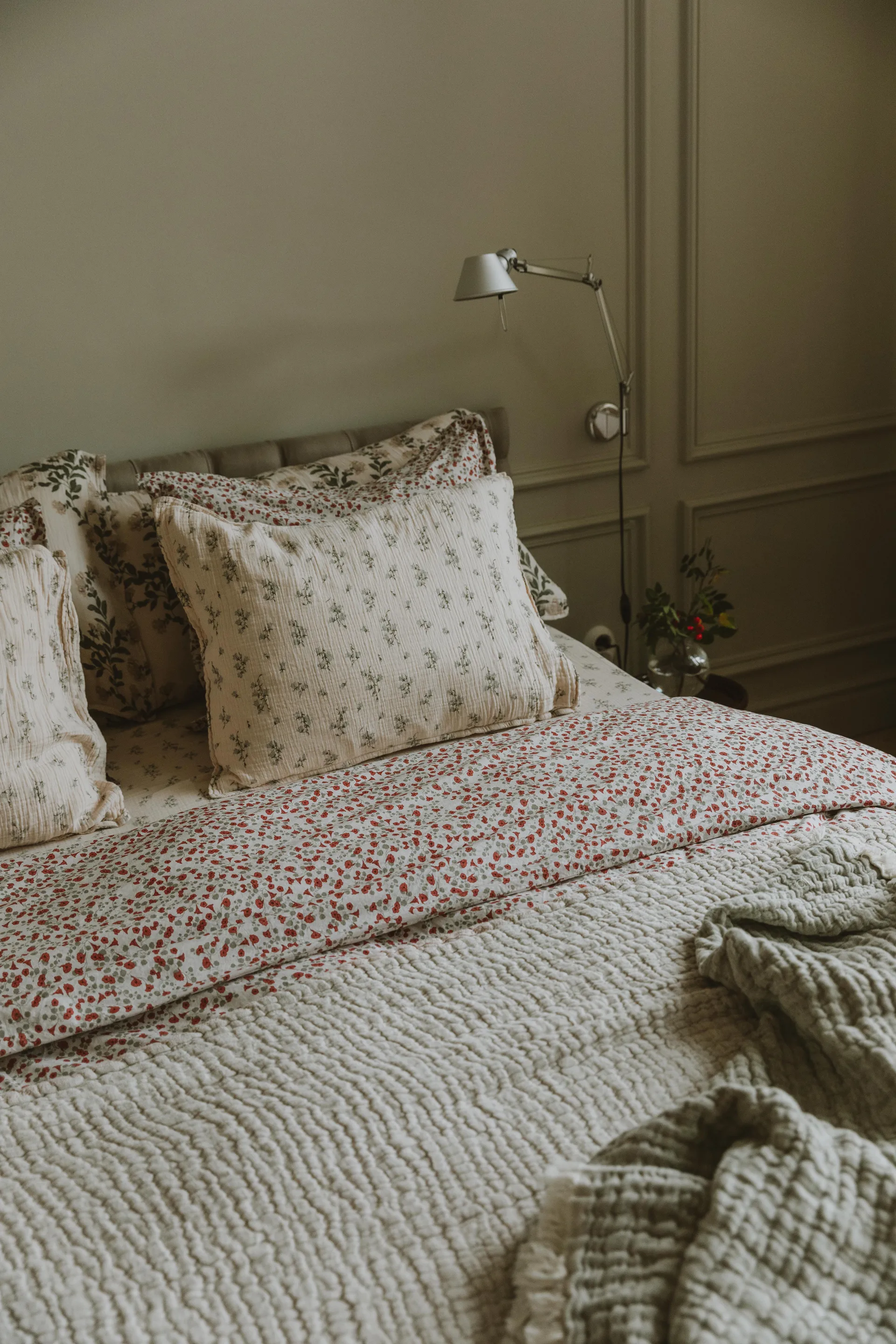 Funda de almohada Bluebell Muslin, 50x70 cm Garbo&Friends