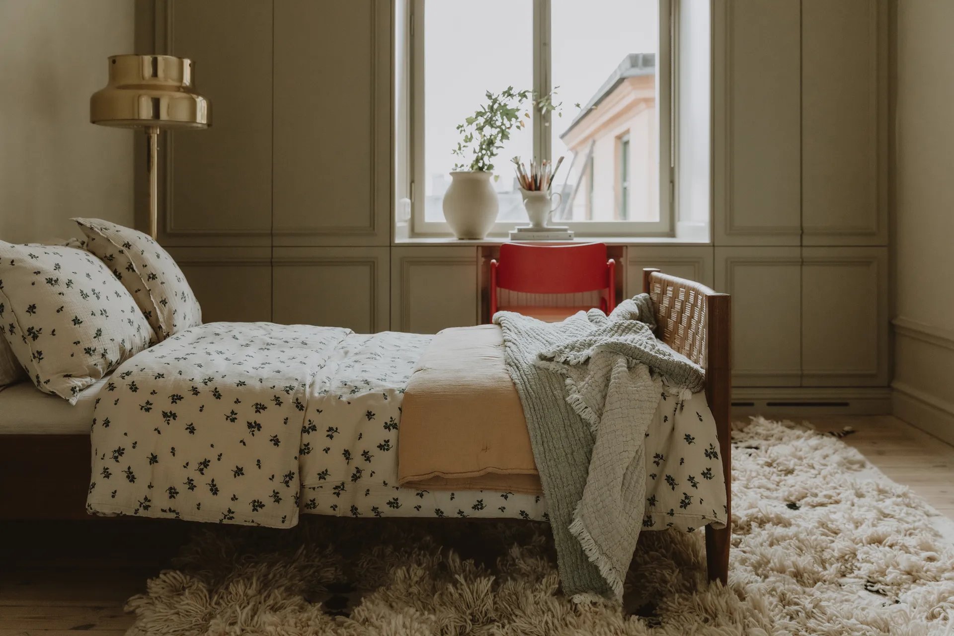 Funda de almohada Blueberry Muslin, 50x70 cm Garbo&Friends