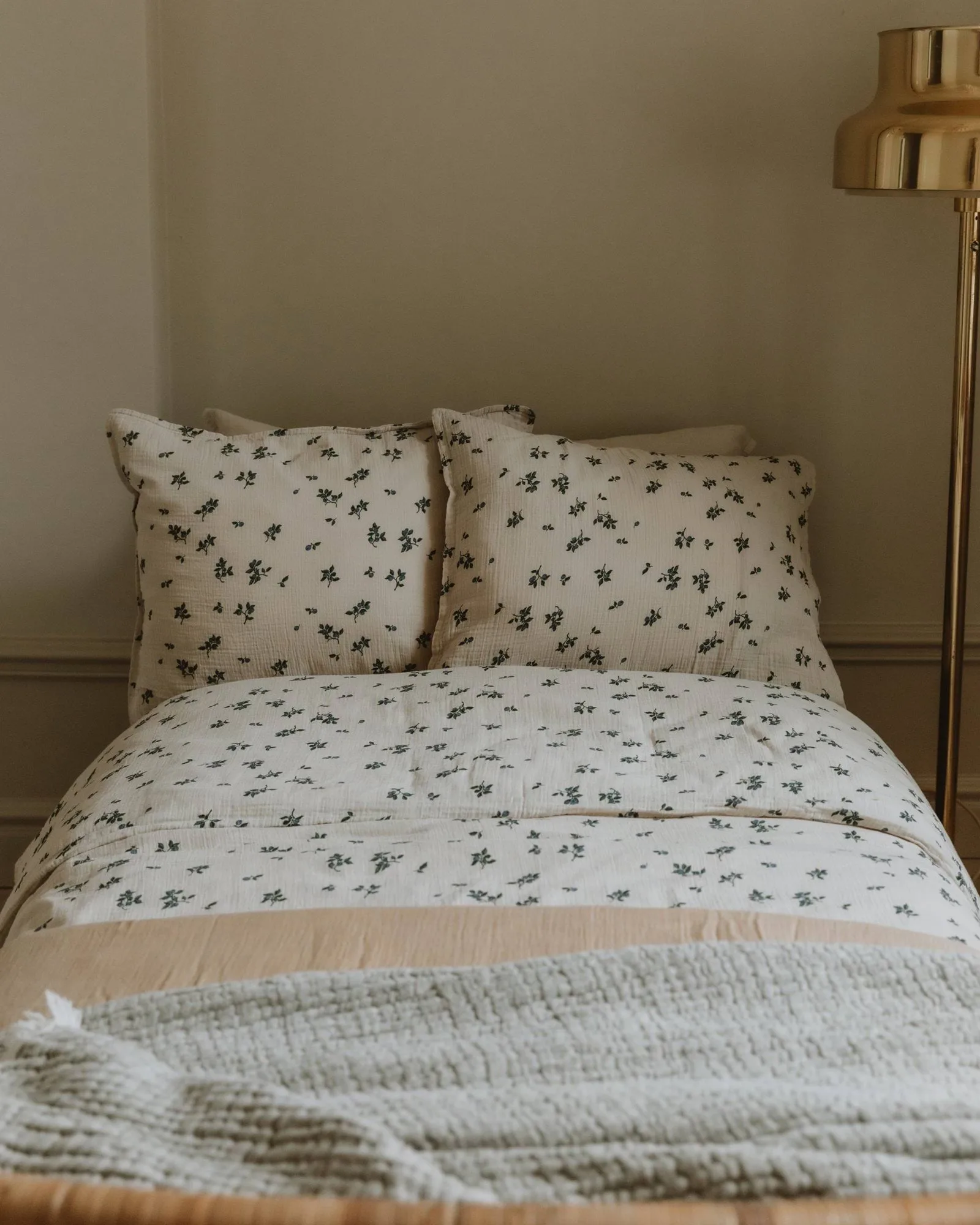 Funda de almohada Blueberry Muslin, 80x80 cm Garbo&Friends