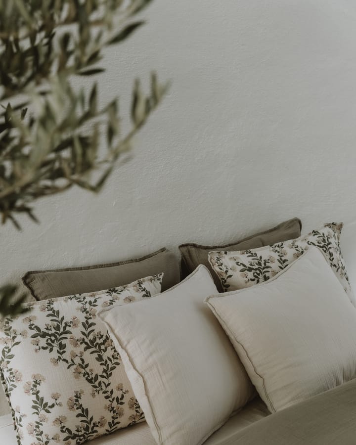 Funda de almohada Eggshell Muslin, 50x70 cm Garbo&Friends