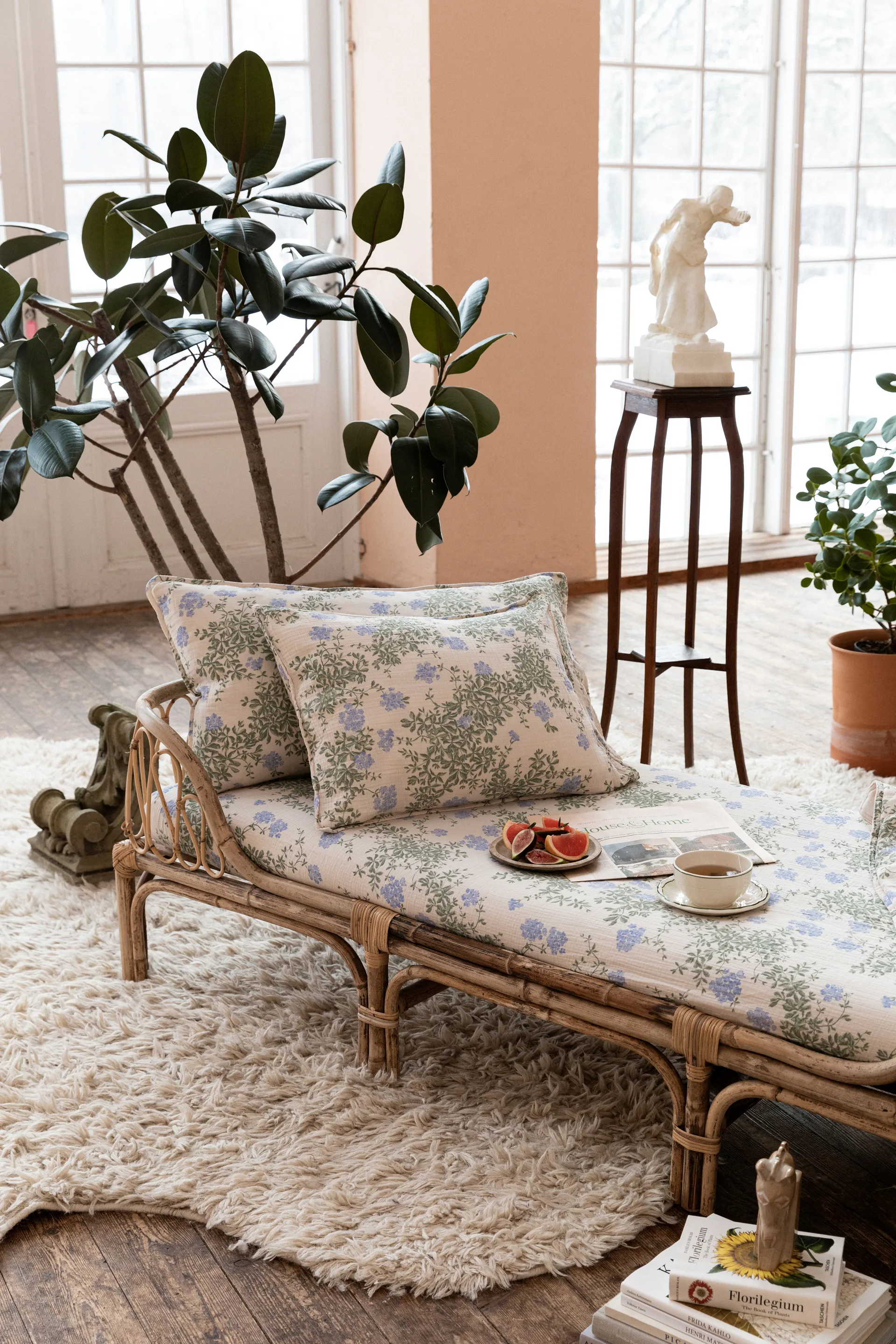 Funda de almohada Plumbago Muslin, 50x70 cm Garbo&Friends