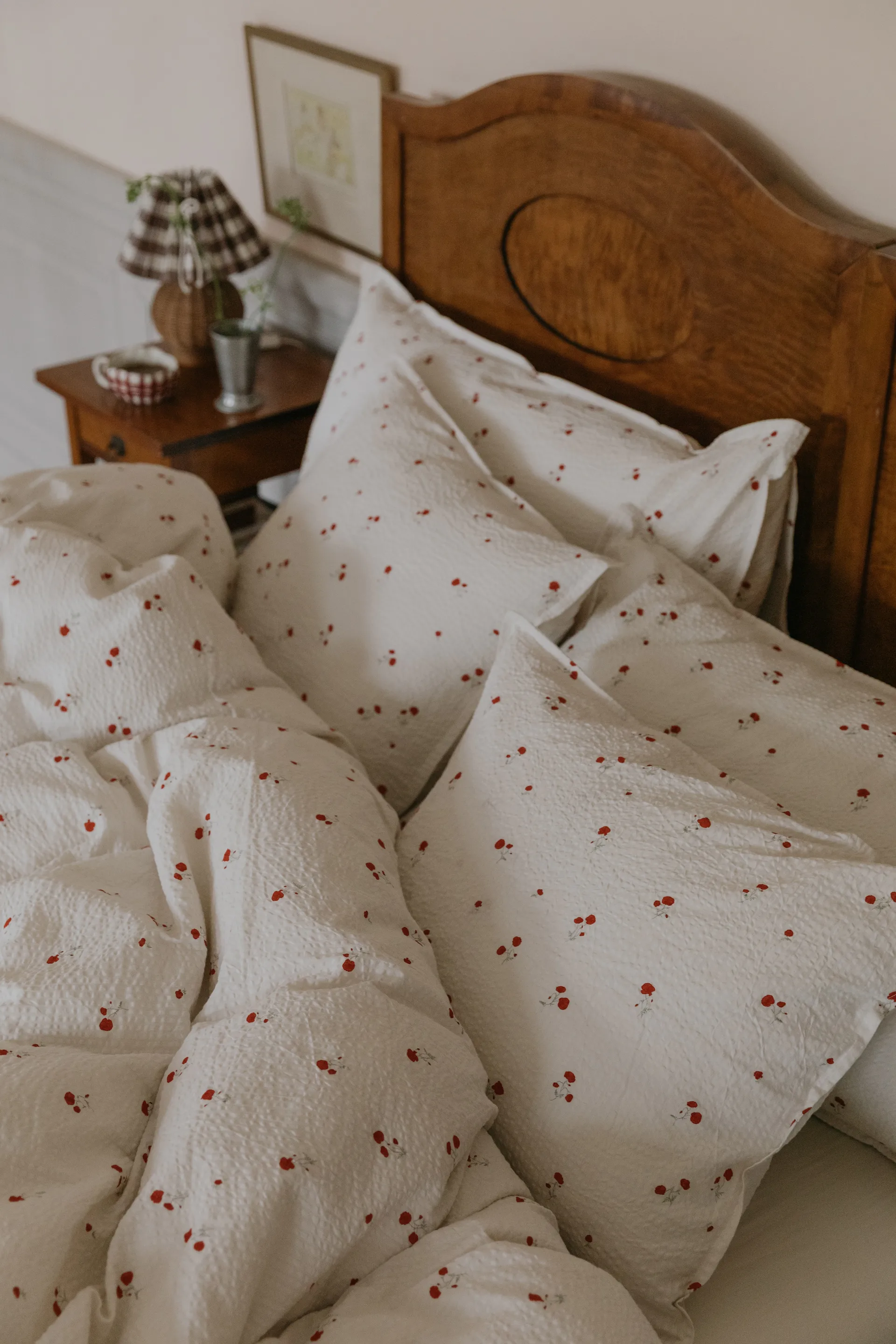 Funda de almohada Poppy Seersucker, 50x60 cm Garbo&Friends