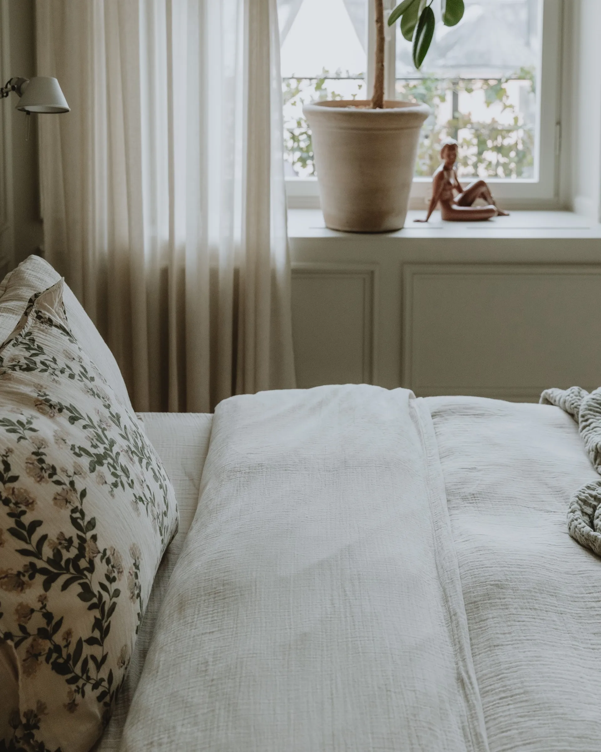 Funda nórdica Eggshell Muslin doble, 220x240 cm Garbo&Friends