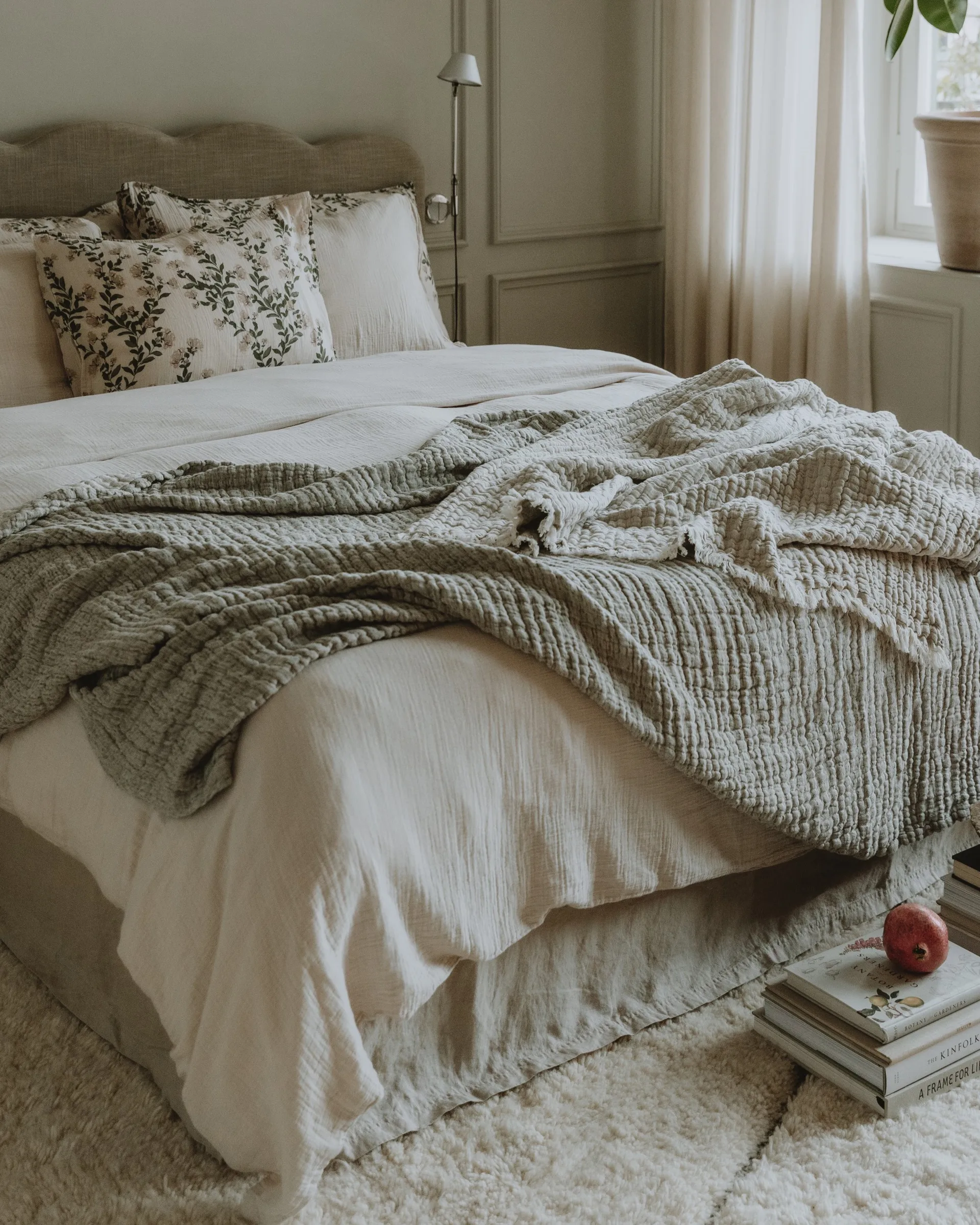 Funda nórdica Eggshell Muslin doble, 220x240 cm Garbo&Friends