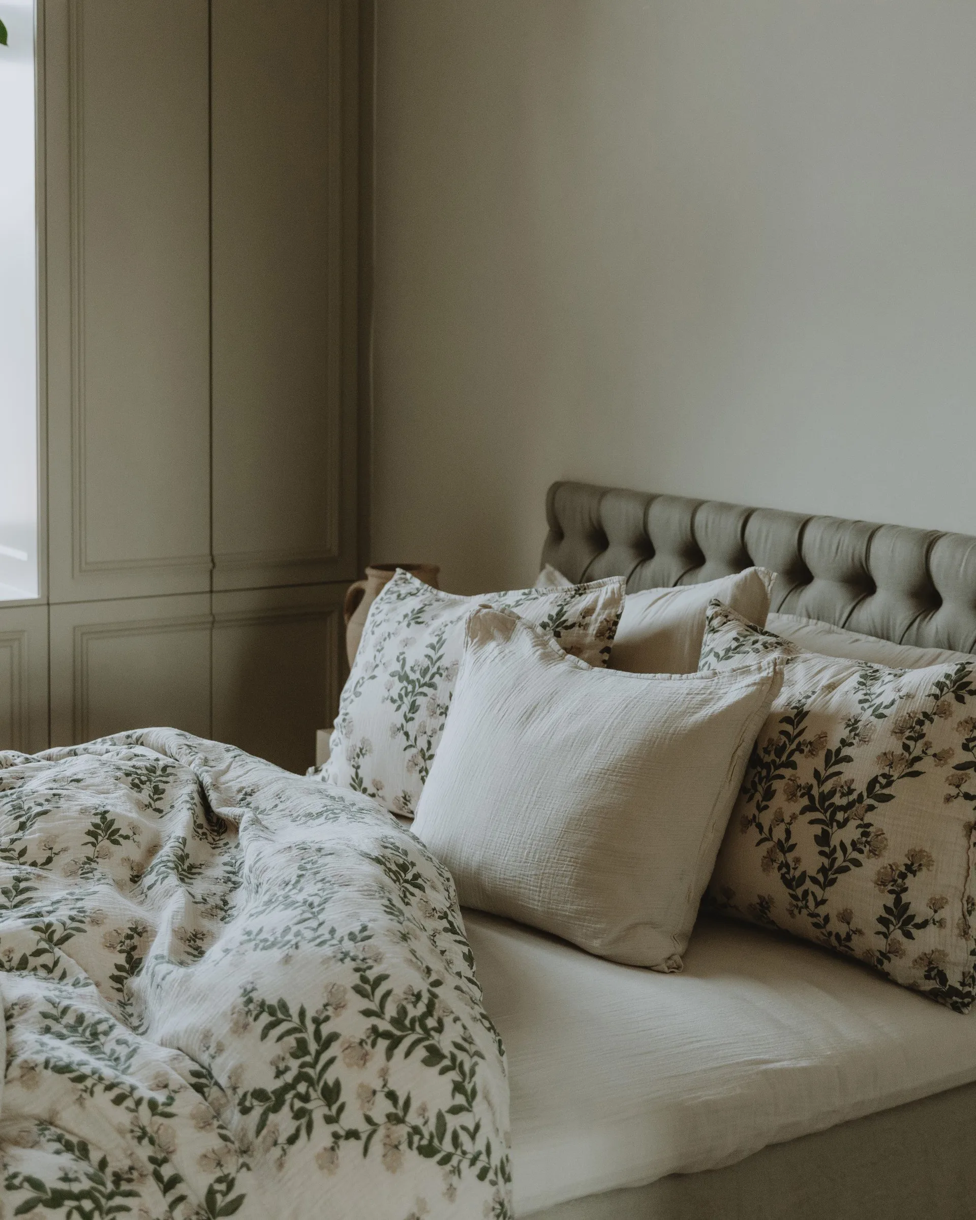 Funda nórdica Honeysuckle Muslin doble, 220x220 cm Garbo&Friends