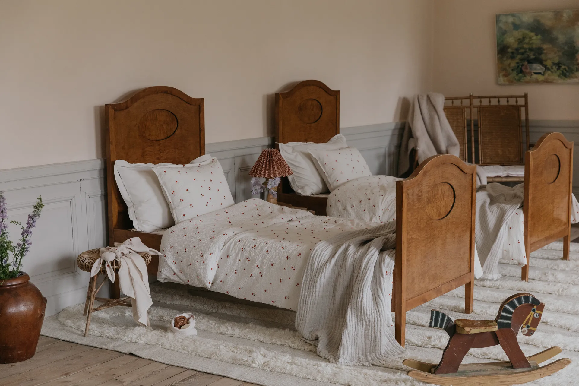 Funda nórdica Poppy Seersucker, 150x210 cm Garbo&Friends