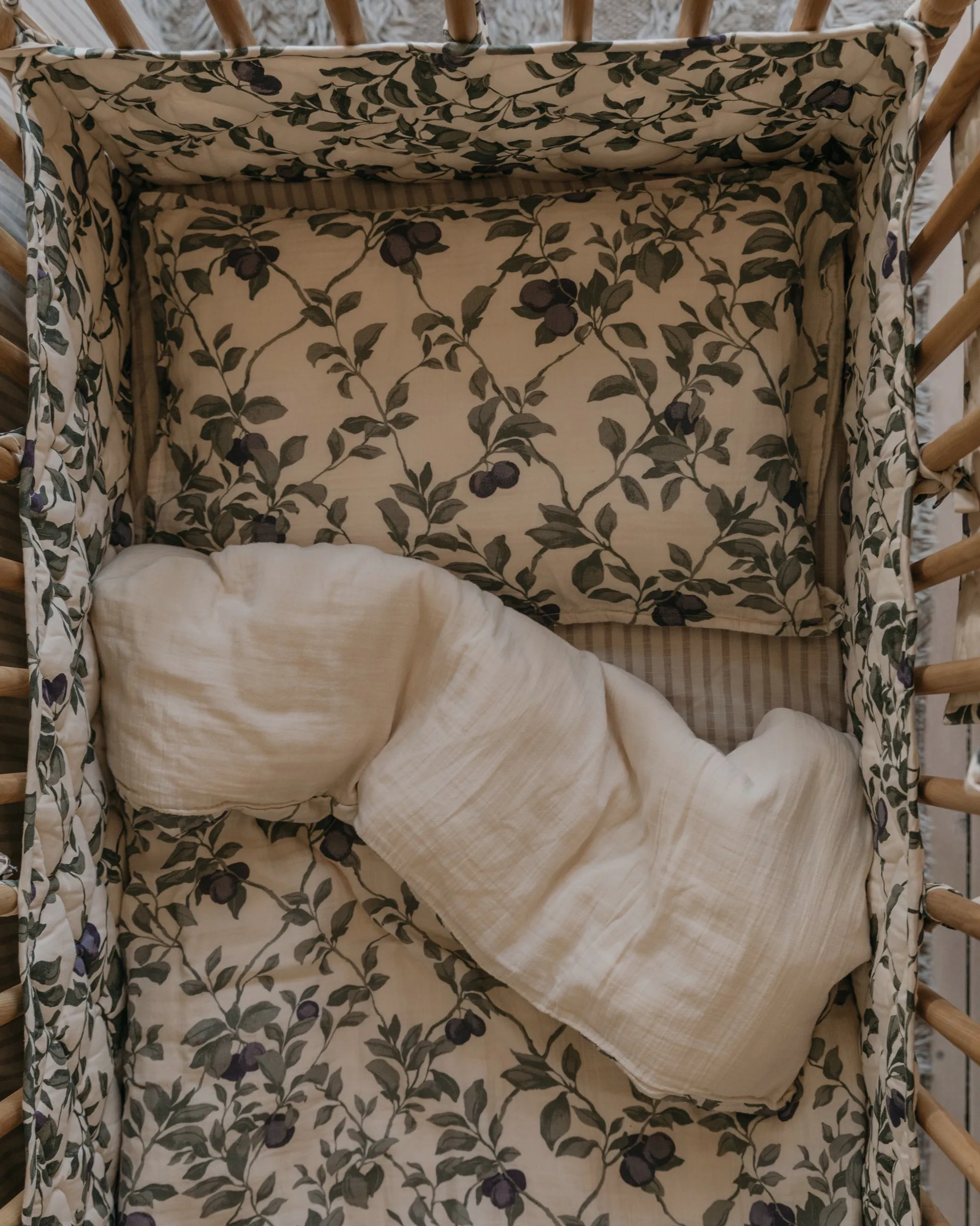 Juego de cama junior Plum Muslin, 100x140 cm/40x60 cm Garbo&Friends