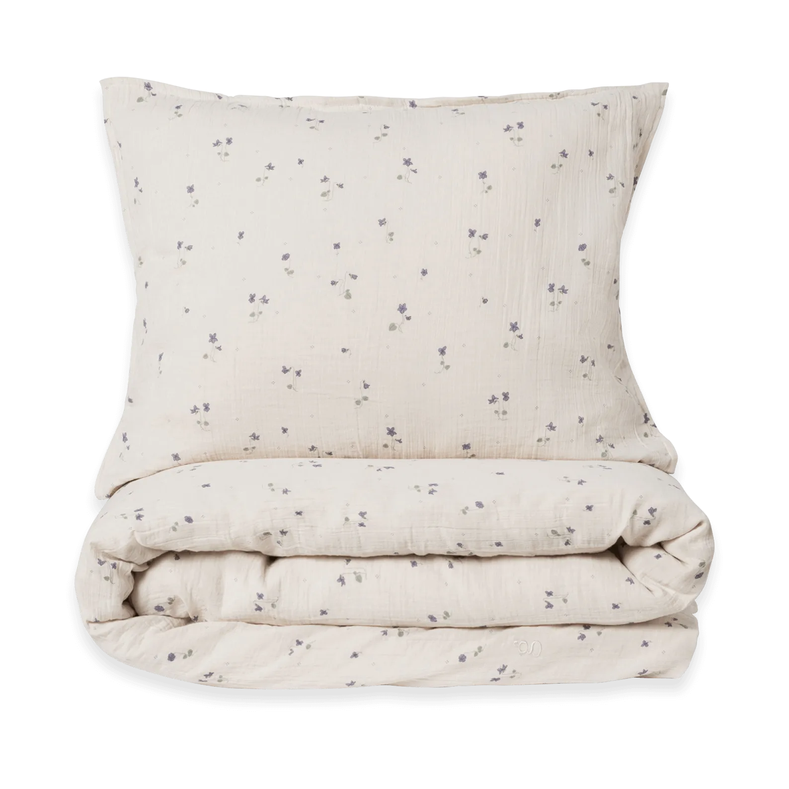 Juego de cama Viola Muslin, 150x210 cm/50x60 cm Garbo&Friends