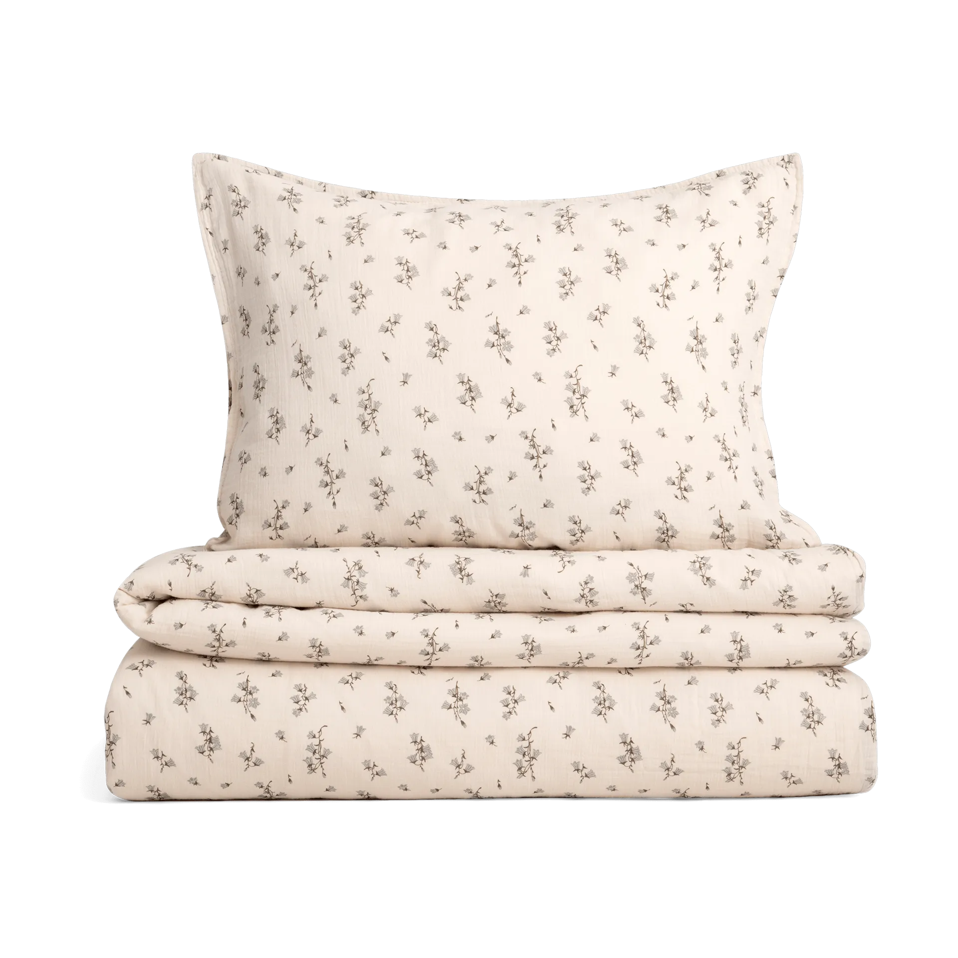 Juego de funda nórdica Bluebell Muslin, 140x200 cm/50x70 cm Garbo&Friends