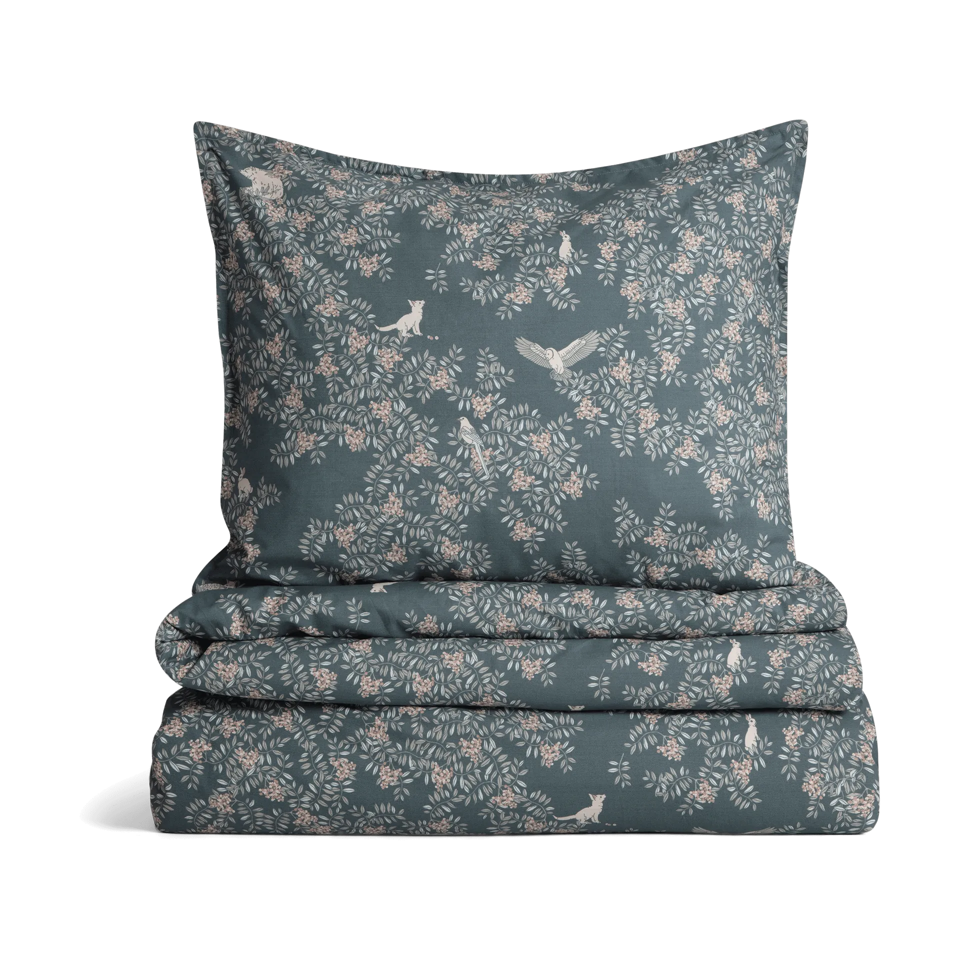 Juego de funda nórdica Fauna Forest, 140x200 cm/60x63 cm Garbo&Friends