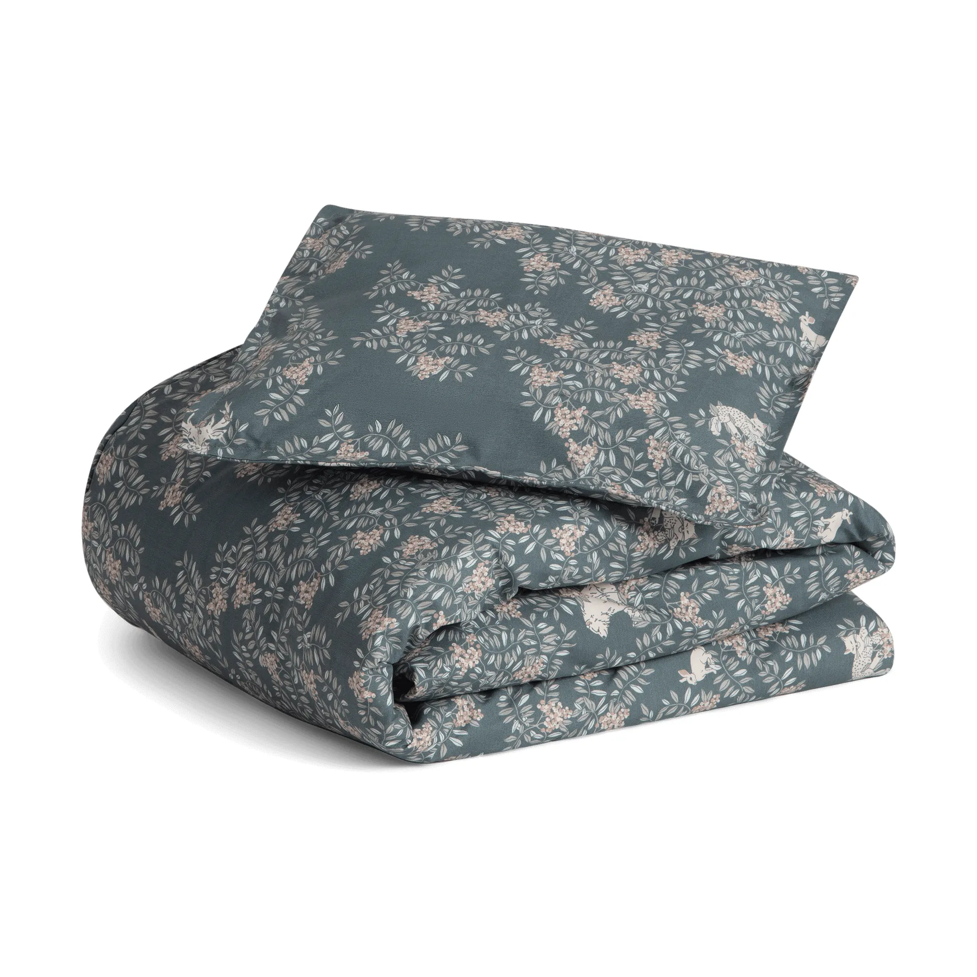 Juego de funda nórdica Fauna Forest junior, 100x130 cm/35x55 cm Garbo&Friends