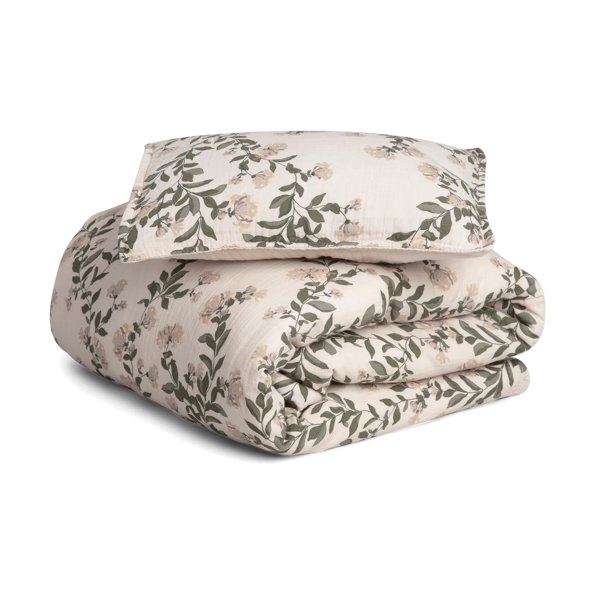 Juego de funda nórdica Honeysuckle Muslin junior, 100x140 cm/40x60 cm Garbo&Friends