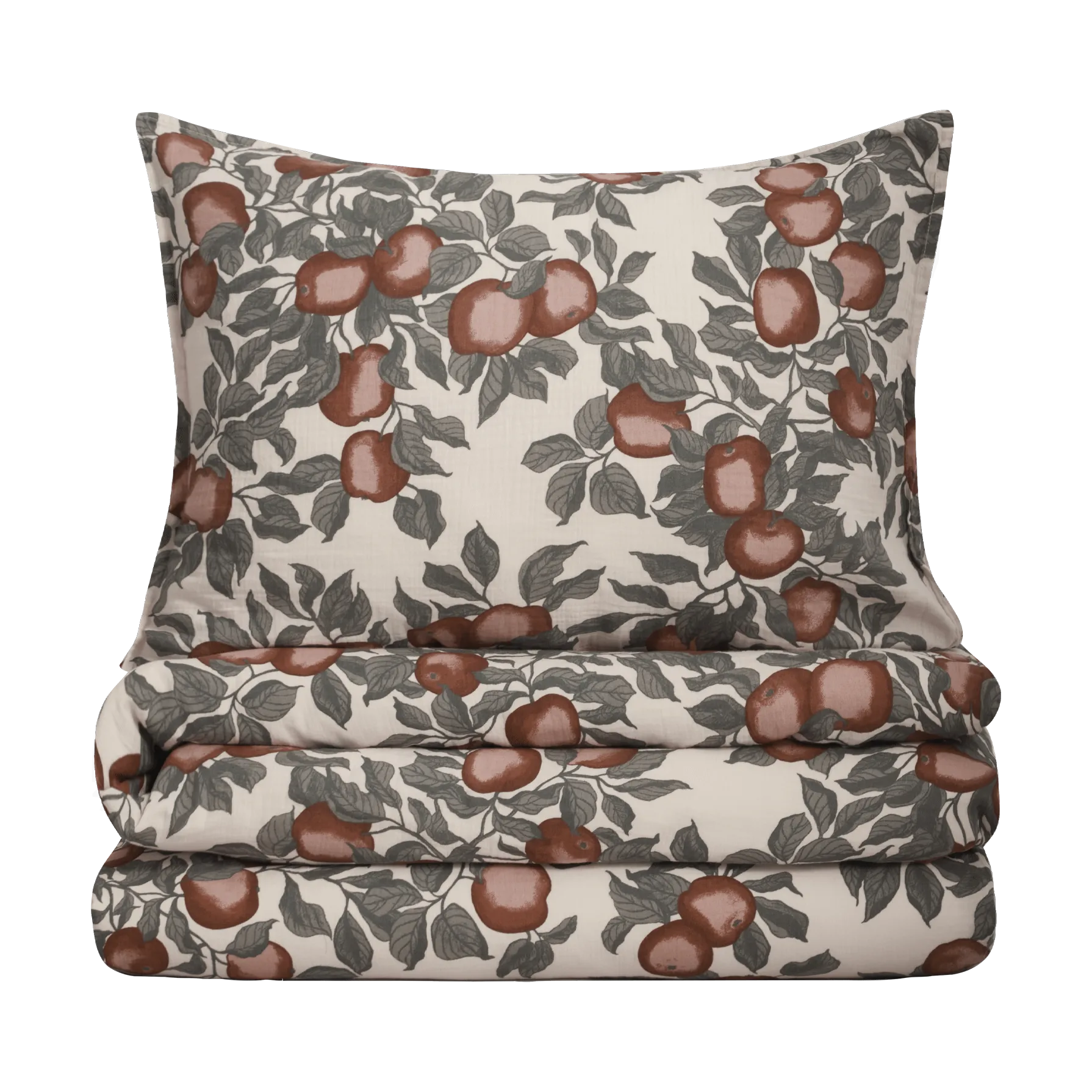 Juego de funda nórdica Pomme Muslin, 140x200 cm/50x70 cm Garbo&Friends