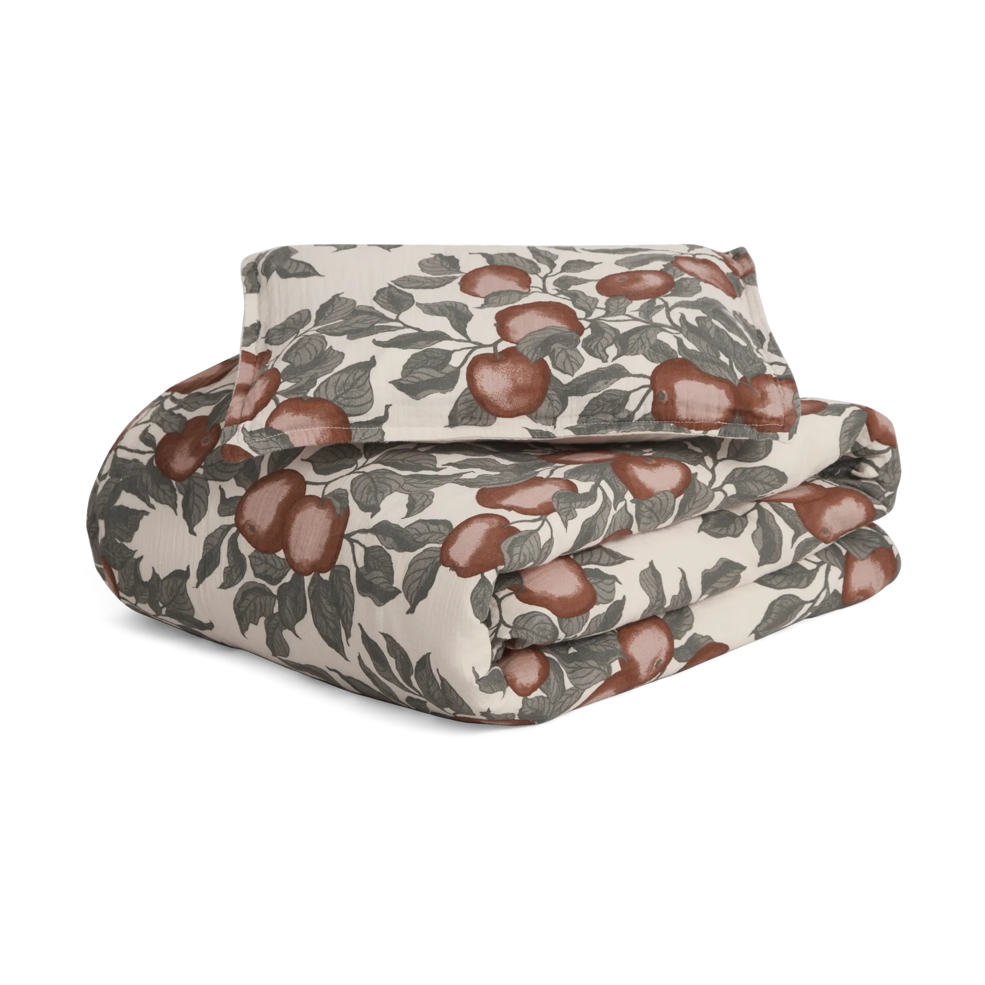 Juego de funda nórdica Pomme Muslin baby, 70x100 cm/40x45 cm Garbo&Friends