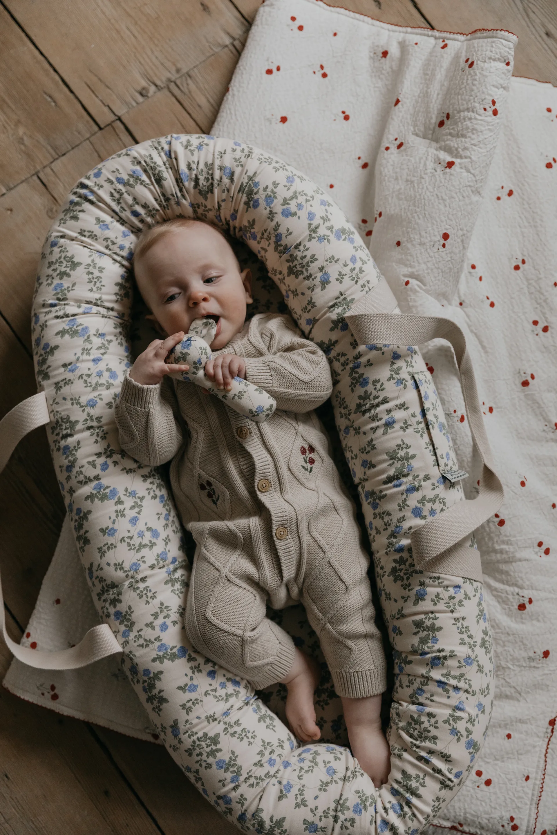 Manta acolchada Poppy Seersucker, 100x140 cm Garbo&Friends