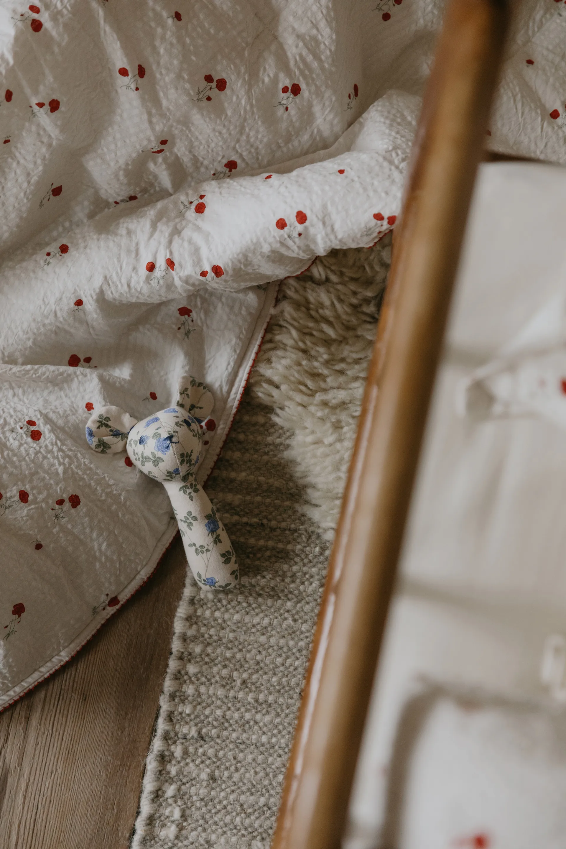 Manta acolchada Poppy Seersucker, 100x140 cm Garbo&Friends