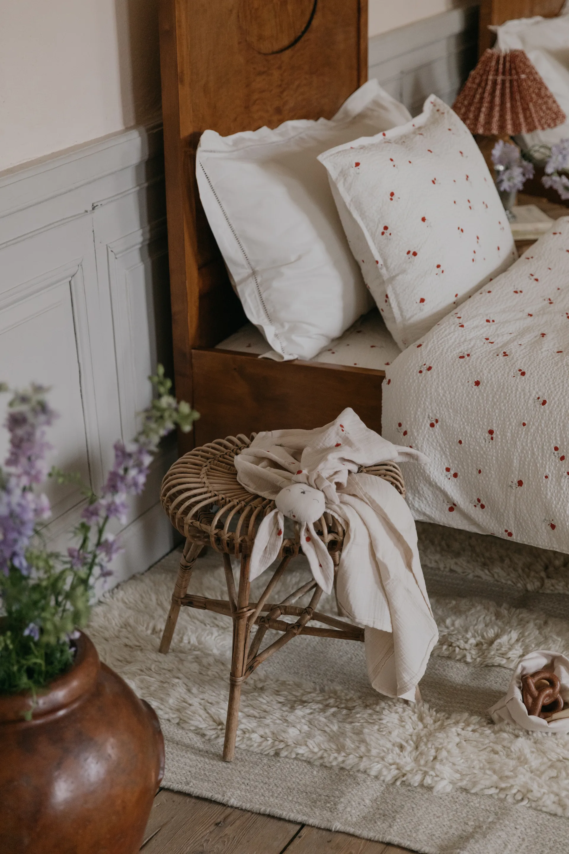 Manta de apego Poppy Muslin, 48x48 cm Garbo&Friends