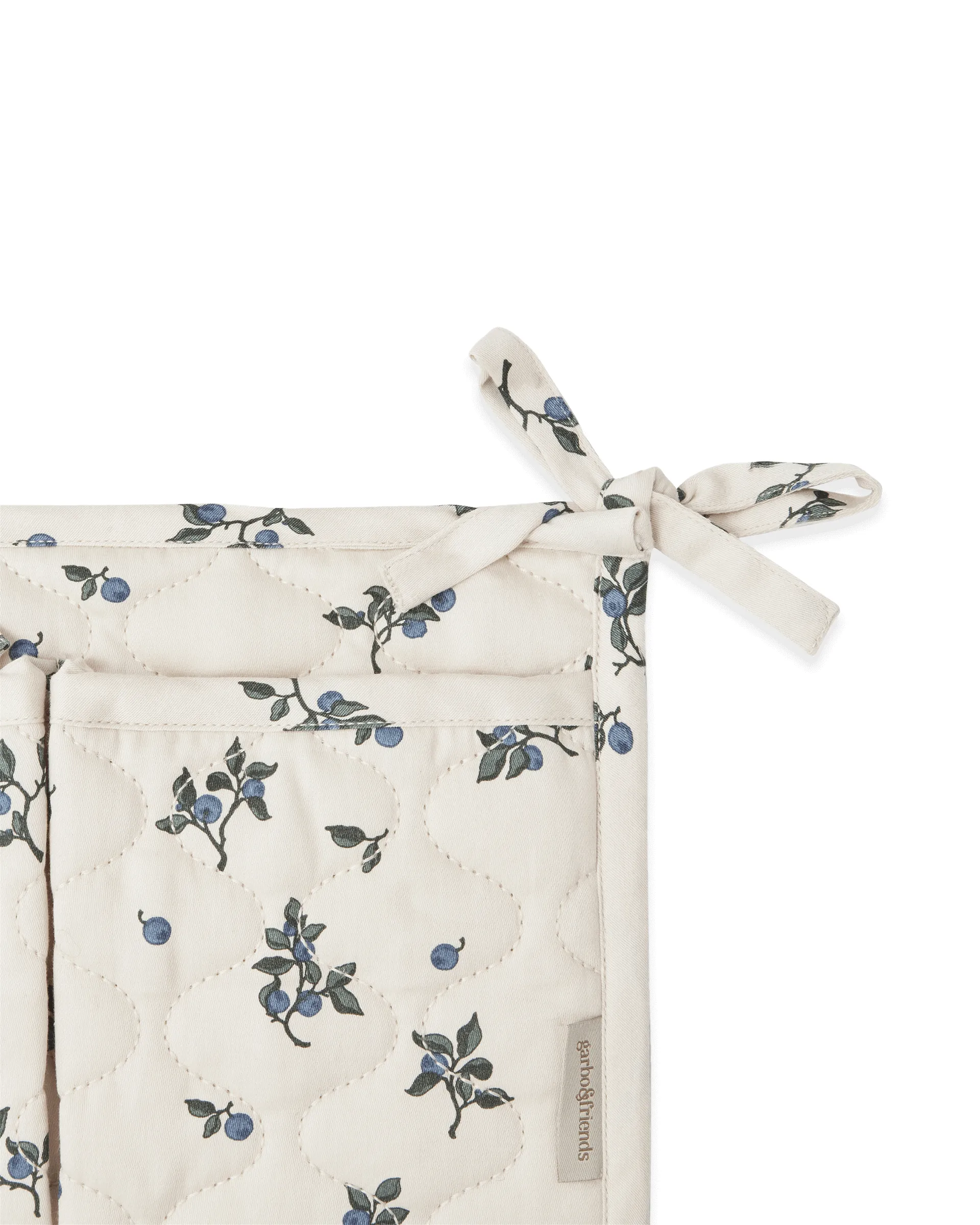 Organizador de cama acolchado satin Blueberry, 18x43 cm Garbo&Friends