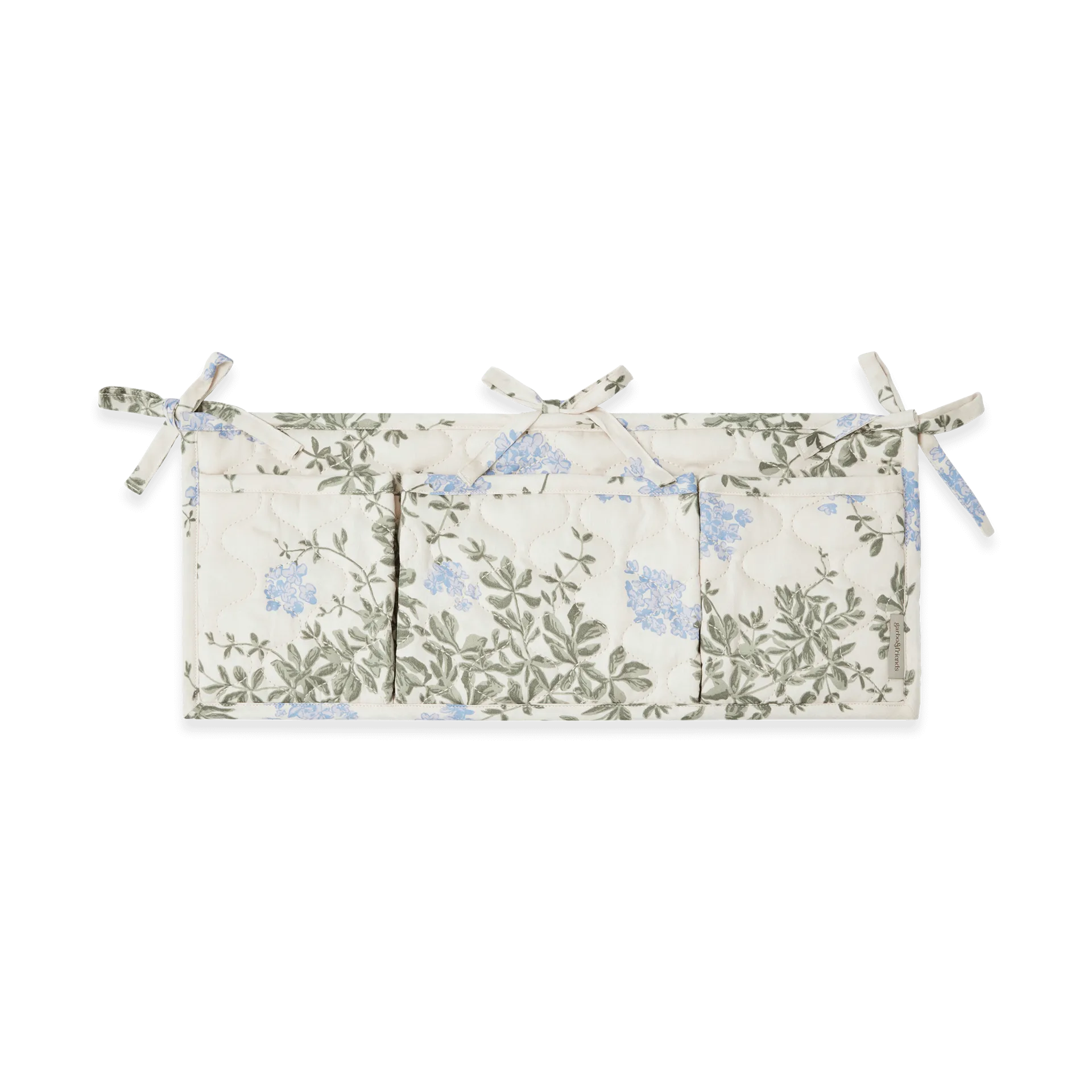 Organizador de cama acolchado satin Plumbago, 43x18cm Garbo&Friends