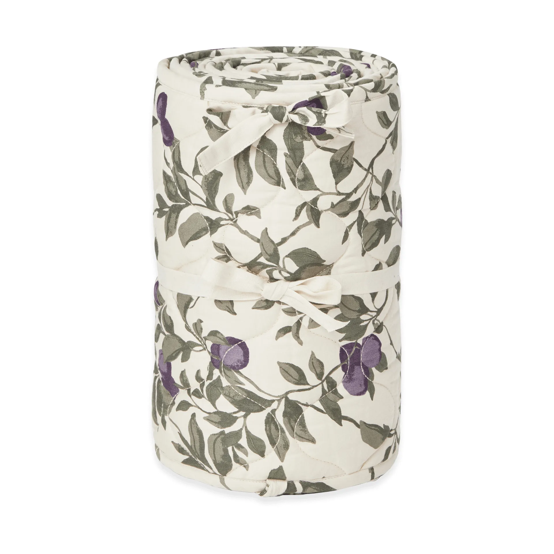 Protector de cuna acolchado Plum satin, 30x360 cm Garbo&Friends