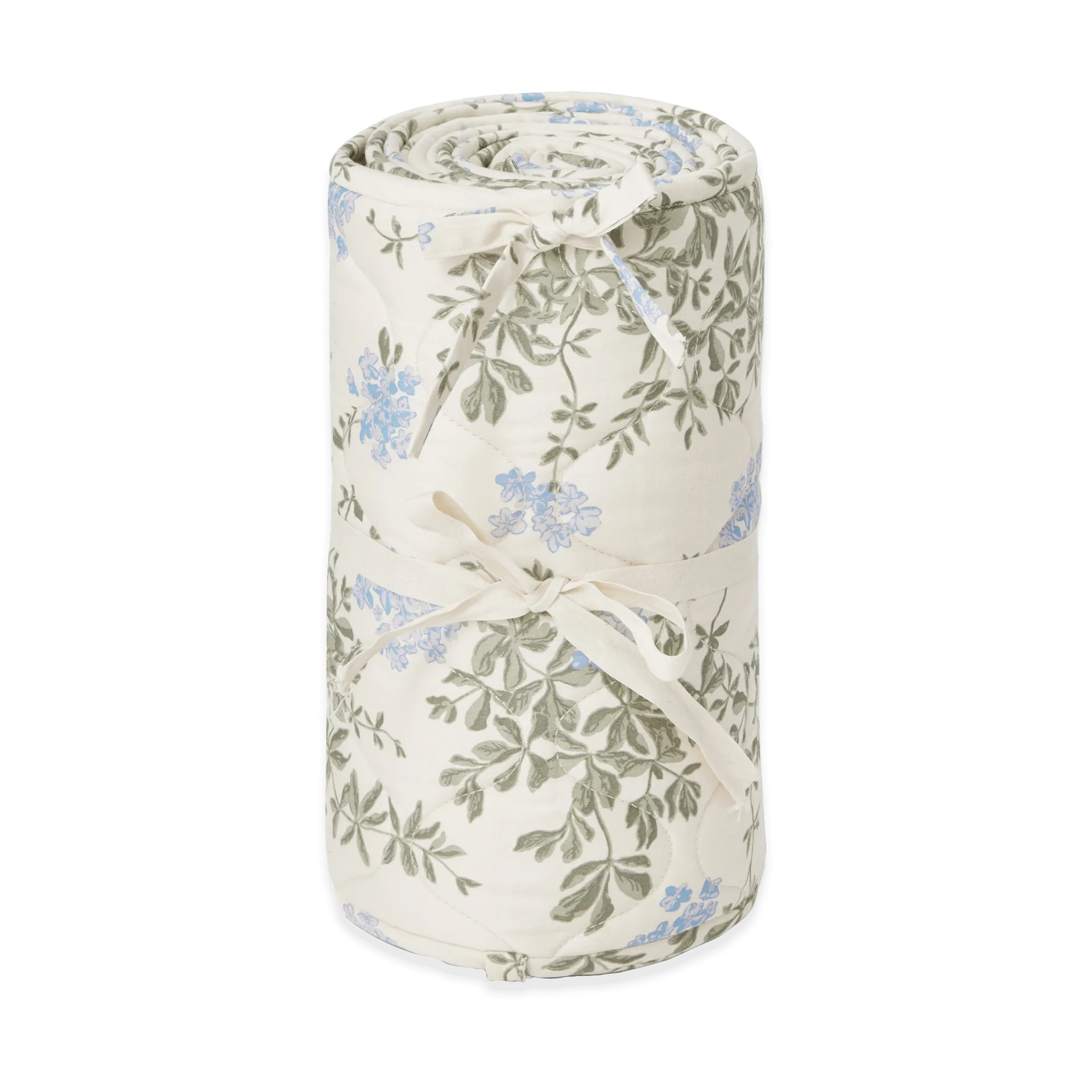 Protector de cuna acolchado Plumbago satin, 30x360 cm Garbo&Friends