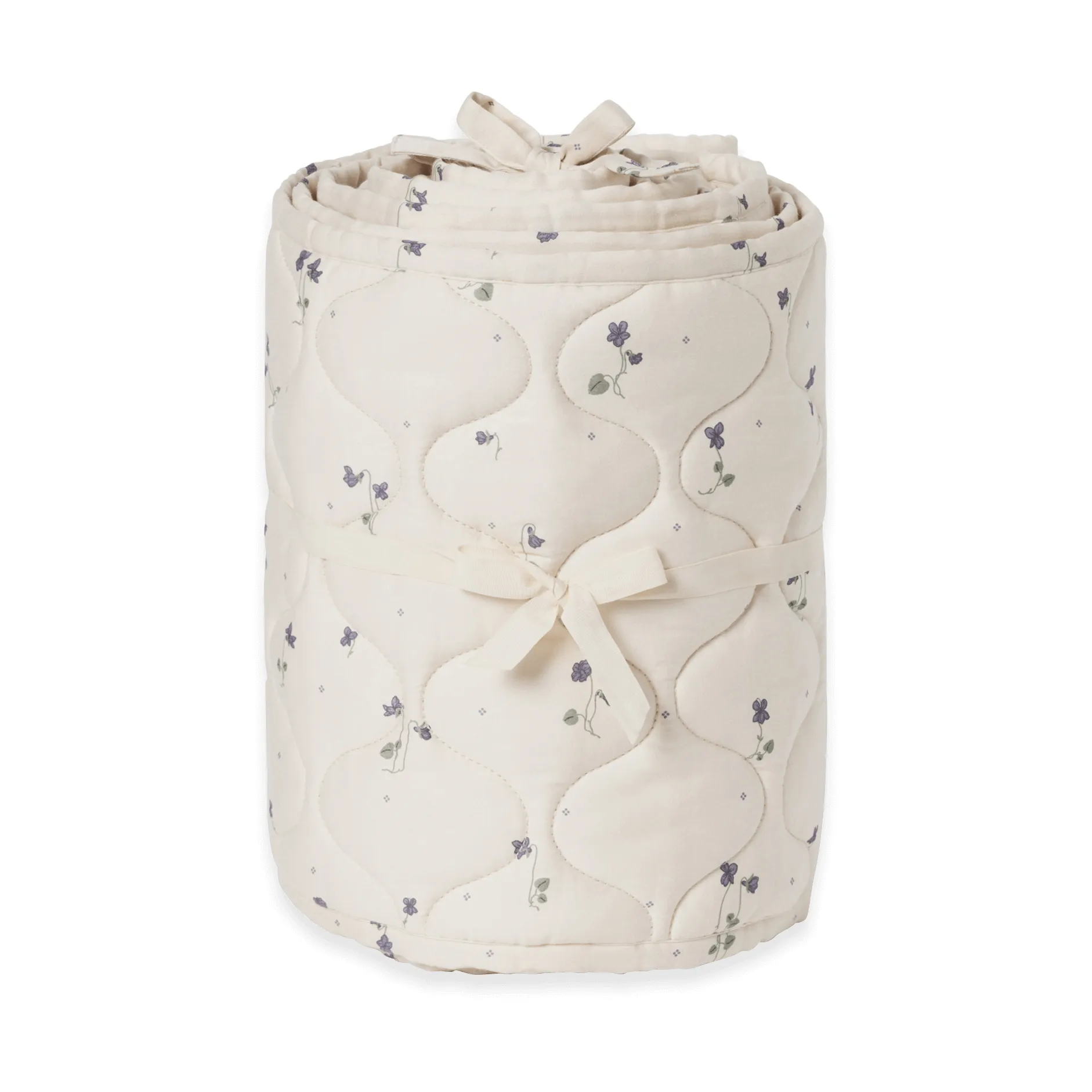 Protector de cuna acolchado Viola Satin, 30x360 cm Garbo&Friends