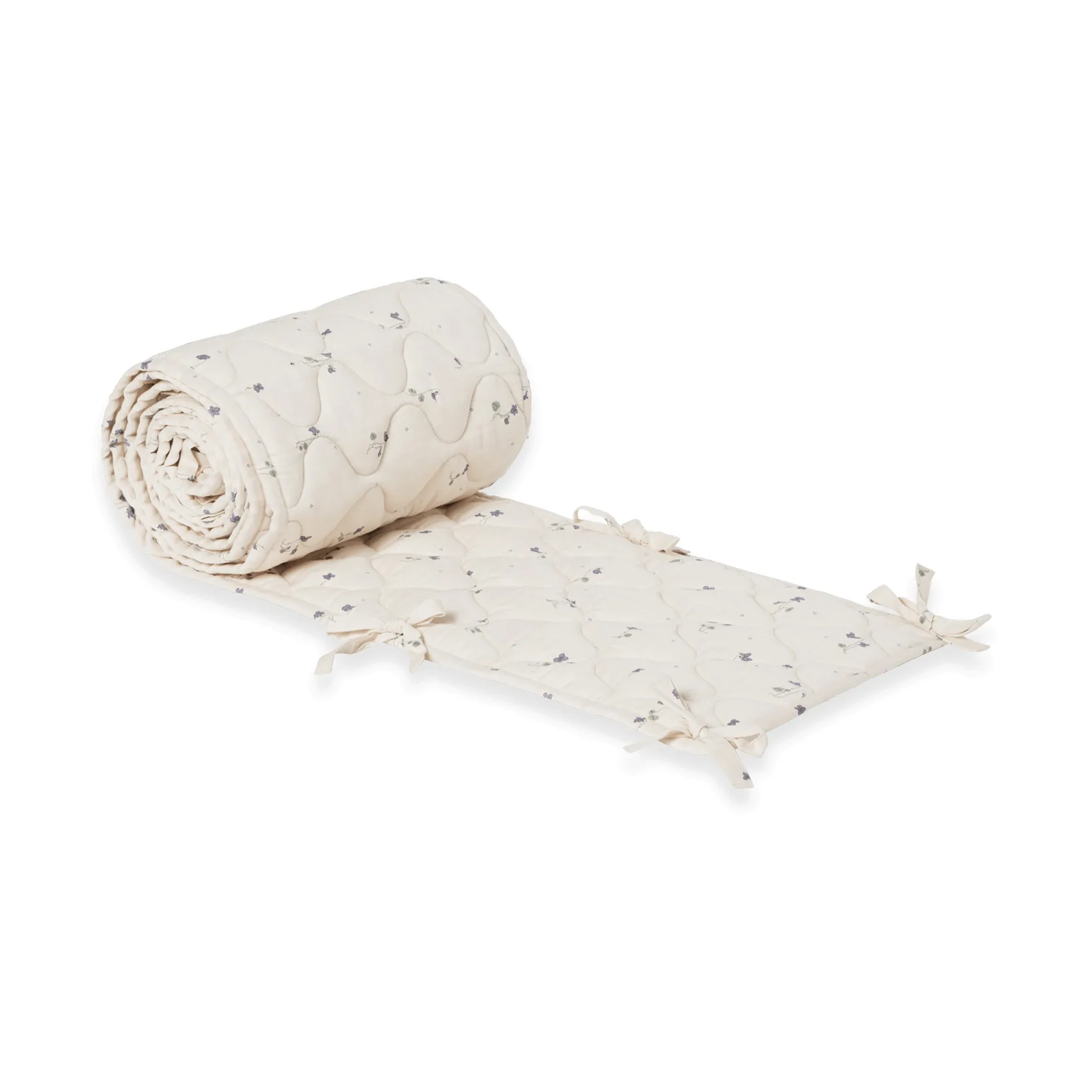 Protector de cuna acolchado Viola Satin, 30x360 cm Garbo&Friends