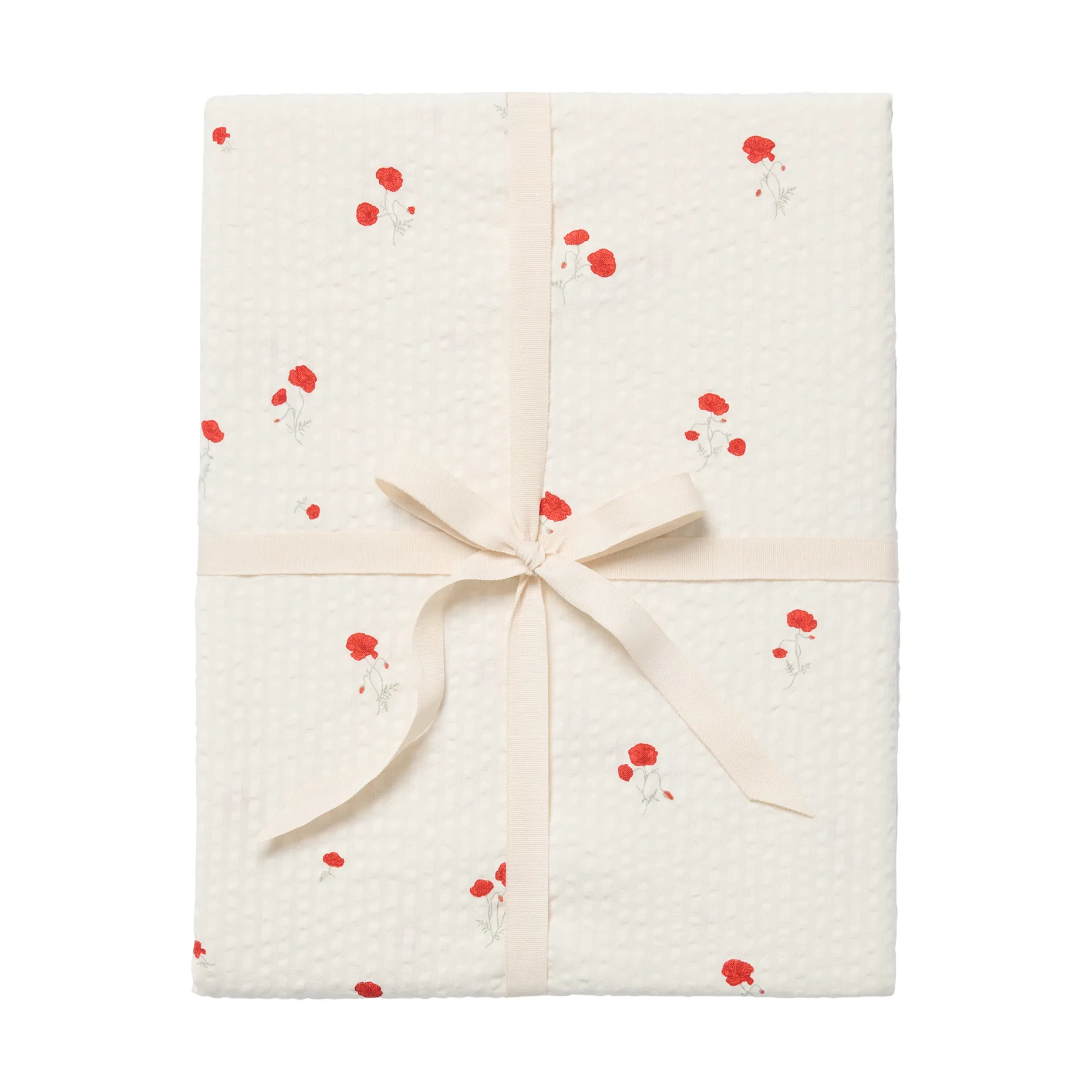 Sábana ajustable Poppy Seersucker, 160x200x30 cm Garbo&Friends