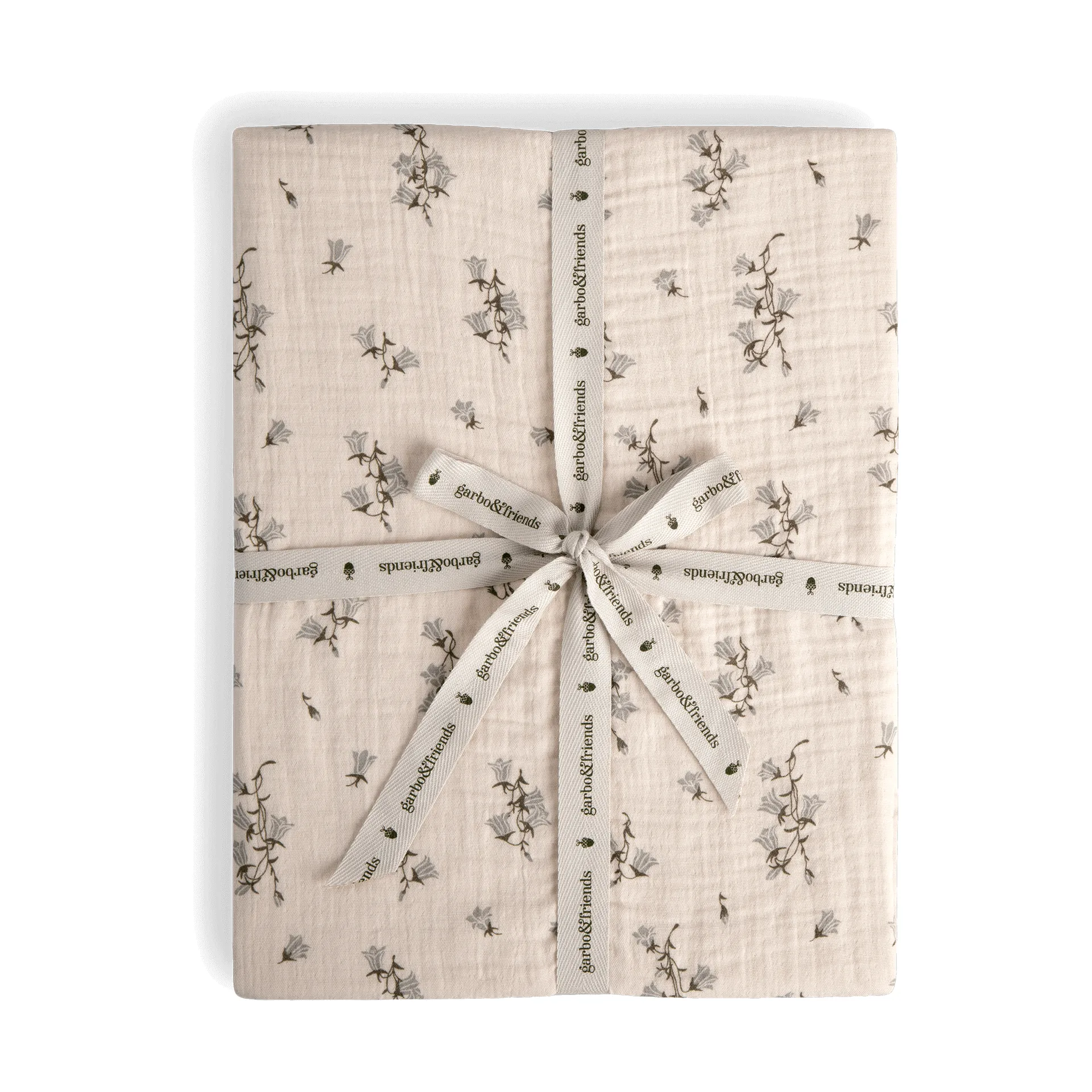 Sábana bajera Bluebell Muslin, 60x120x20 cm Garbo&Friends