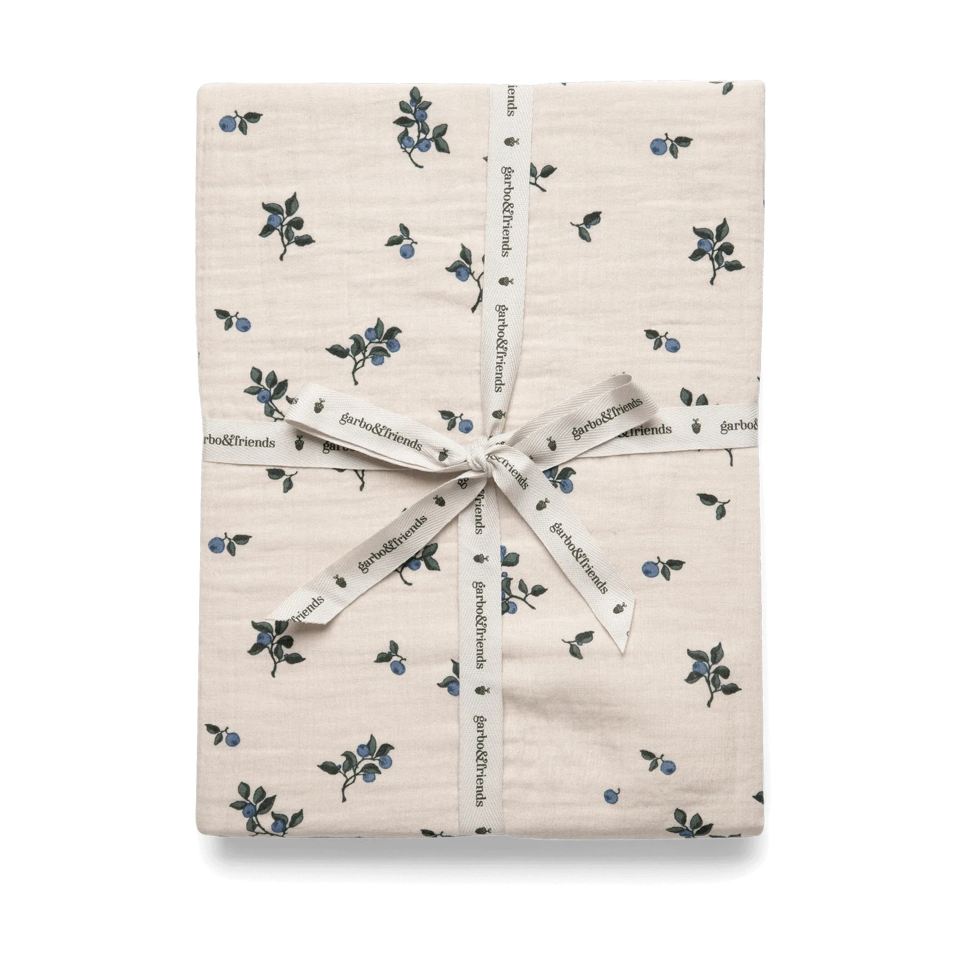 Sábana bajera Blueberry Muslin, 60x120x20 cm Garbo&Friends