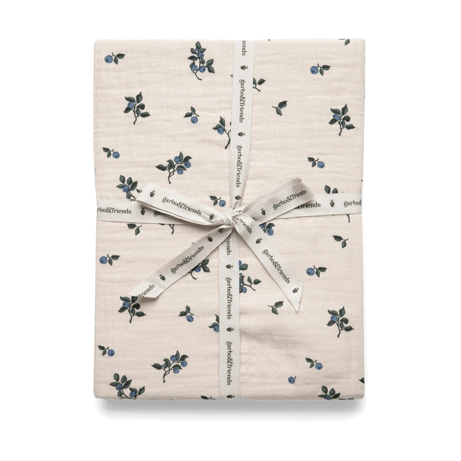 Sábana bajera Blueberry Muslin, 70x140x20 cm Garbo&Friends