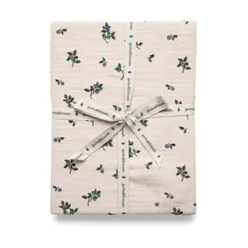 Sábana bajera Blueberry Muslin - 70x140x20 cm - Garbo&Friends