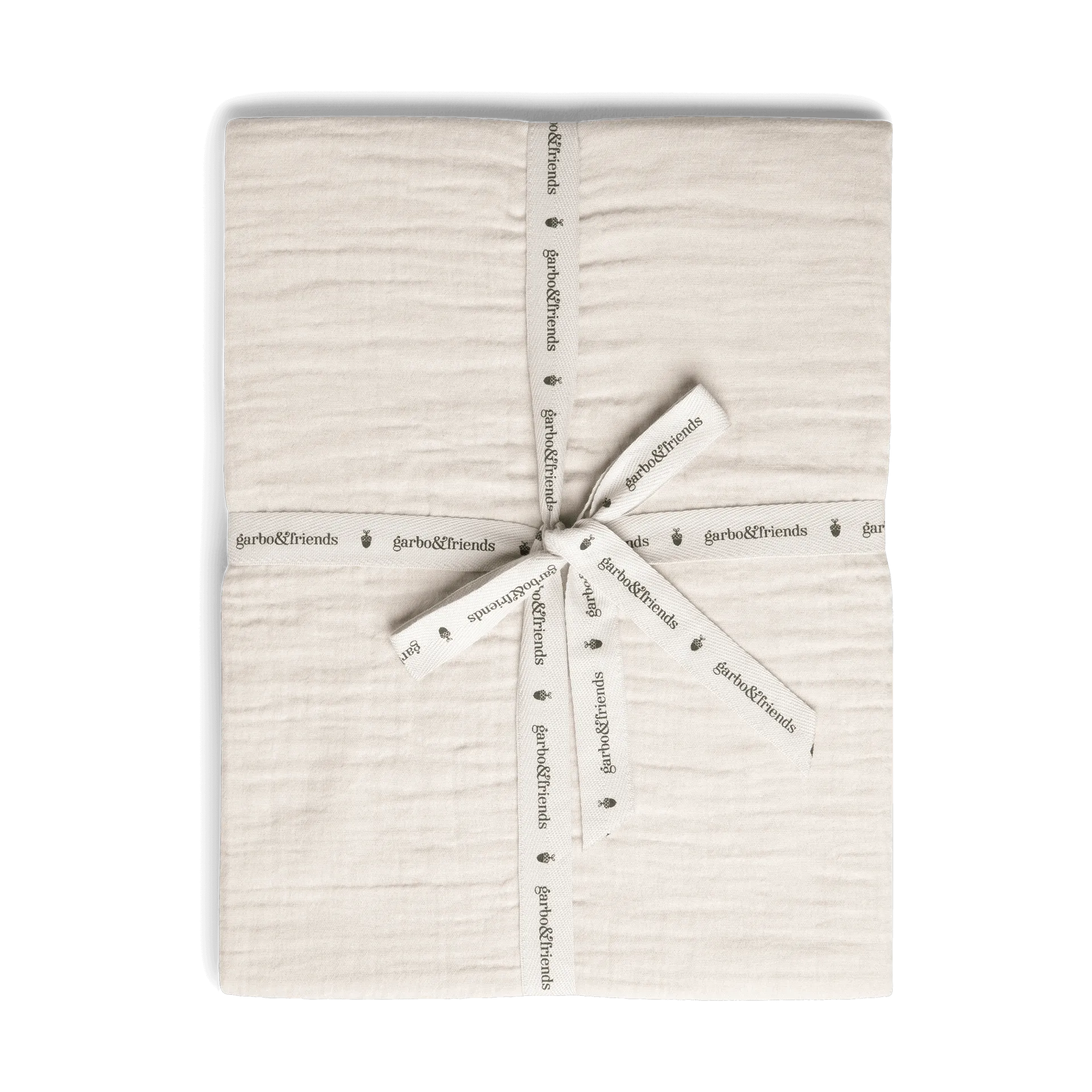 Sábana bajera Eggshell Muslin, 160x200x30 cm Garbo&Friends