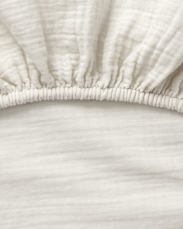 Sábana bajera Eggshell Muslin, 90x200x30 cm Garbo&Friends