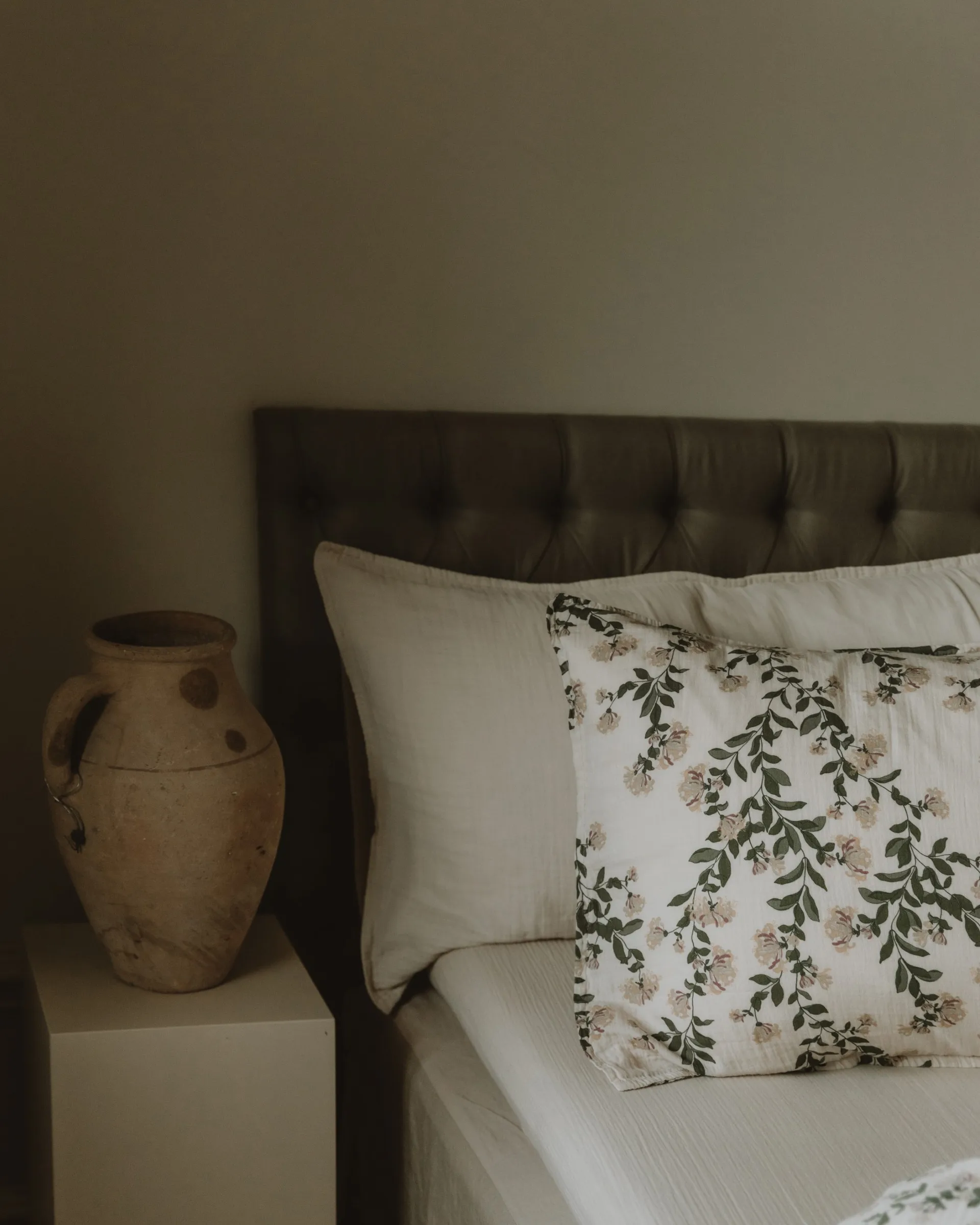 Sábana bajera Eggshell Muslin, 90x200x30 cm Garbo&Friends