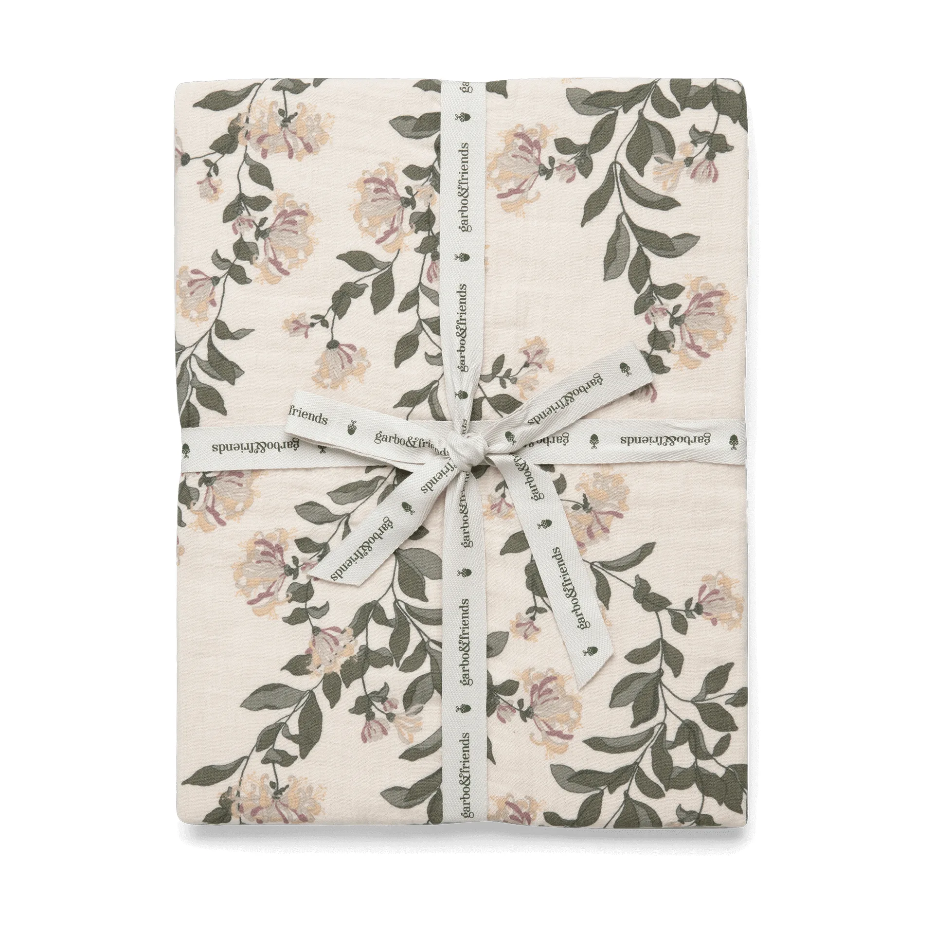 Sábana bajera Honeysuckle Muslin, 70x140x20 cm Garbo&Friends