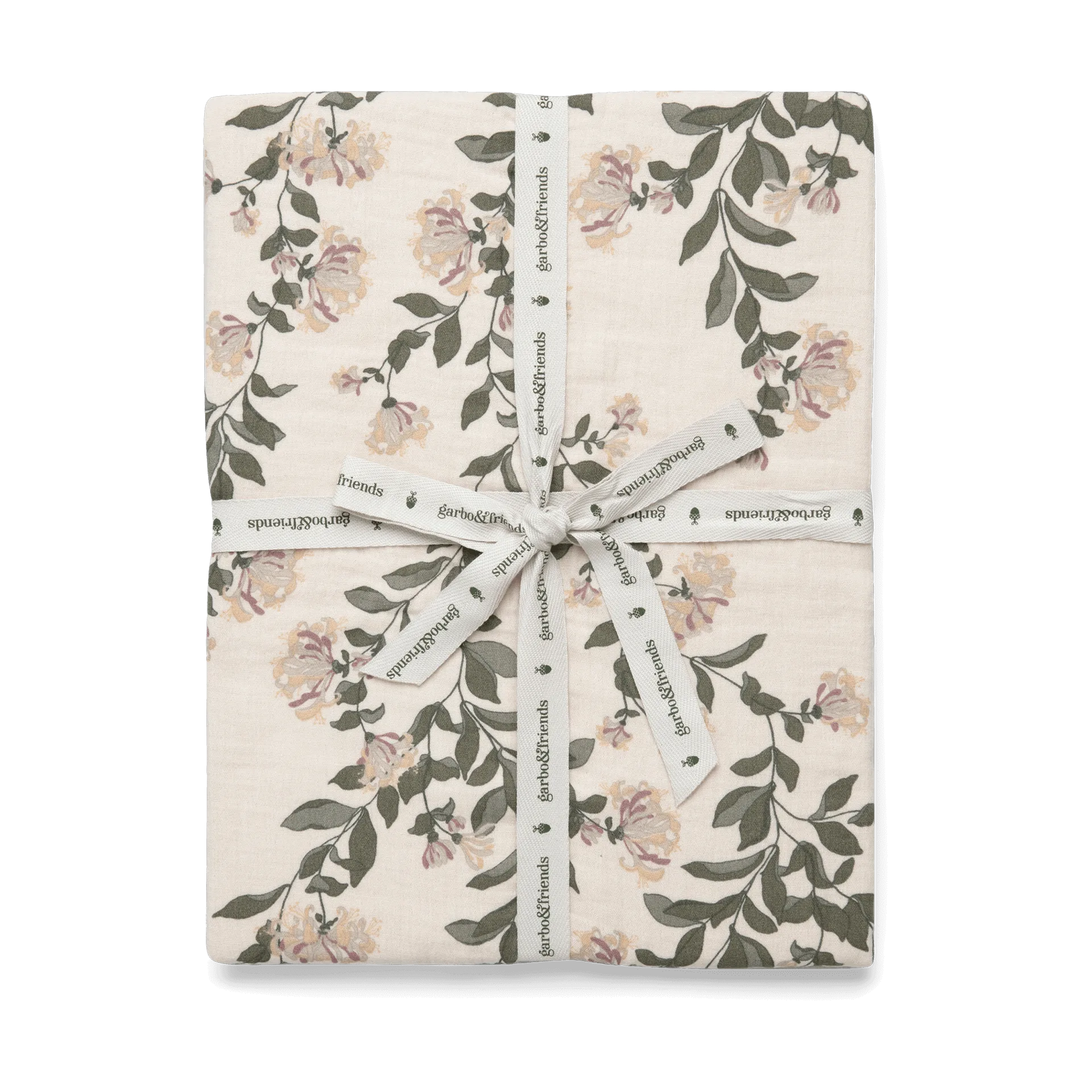 Sábana bajera Honeysuckle Muslin, 90x200x30 cm Garbo&Friends