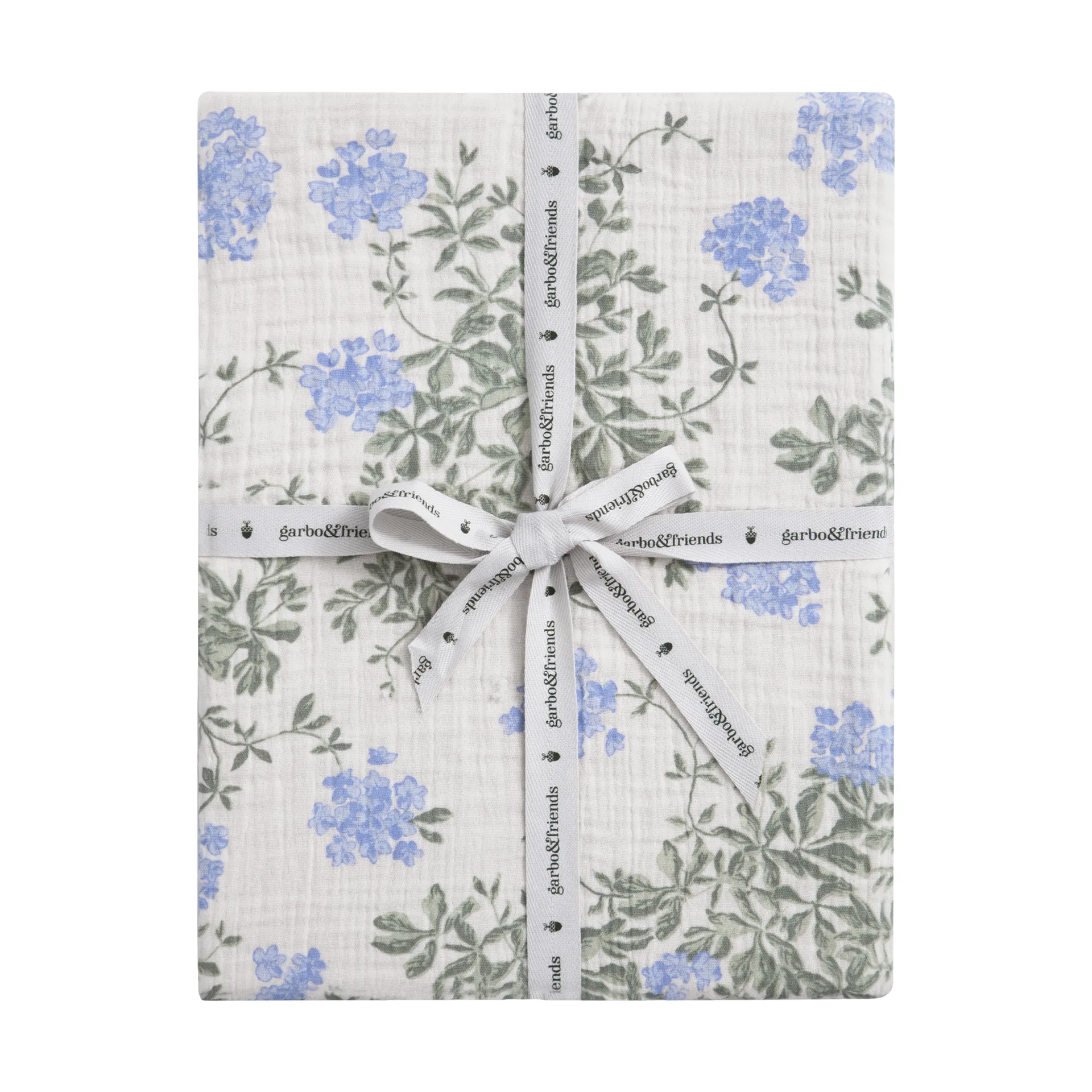 Sábana bajera Plumbago Muslin, 60x120x20 cm Garbo&Friends