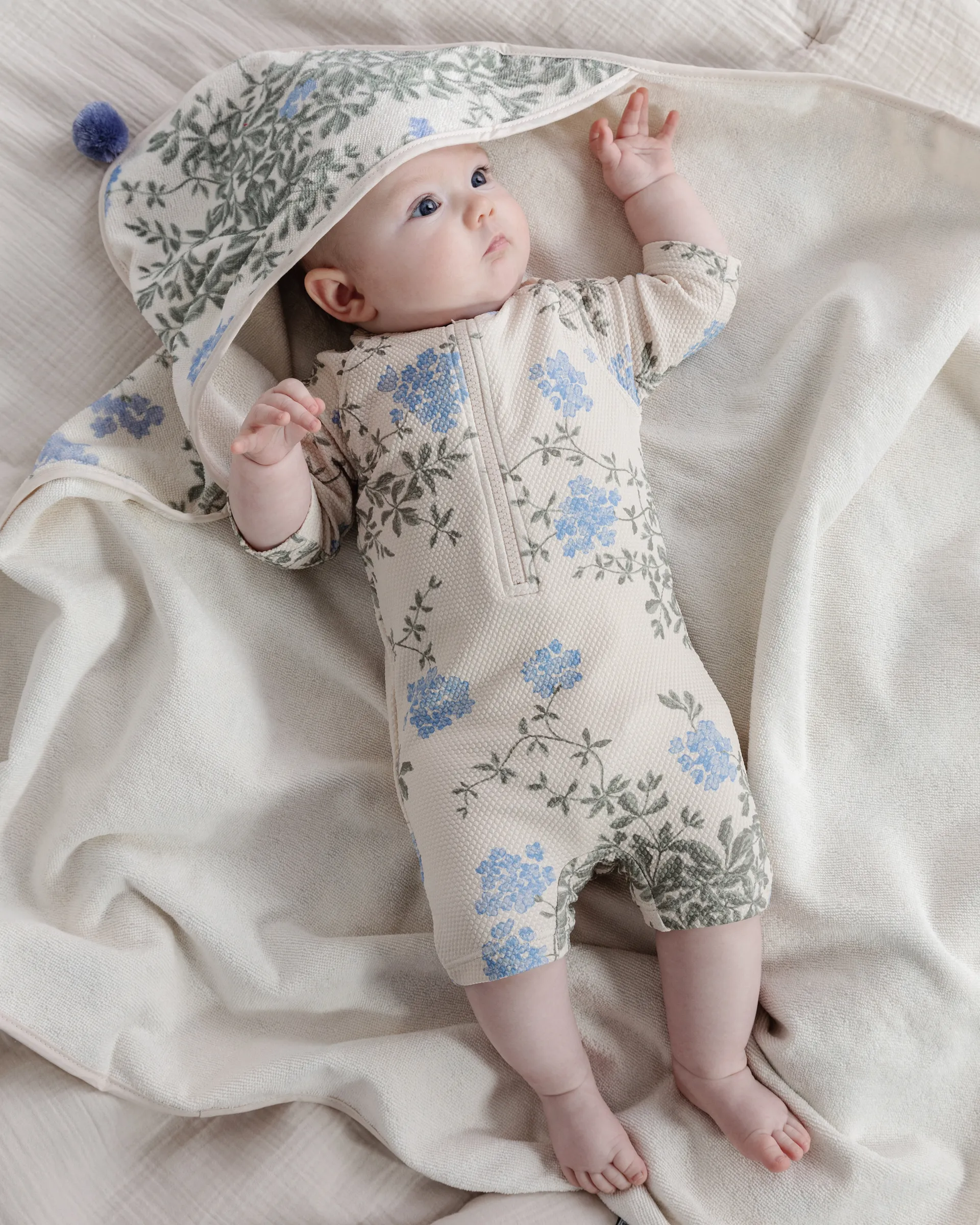 Toalla con capucha Plumbago Terry, 80x80 cm Garbo&Friends