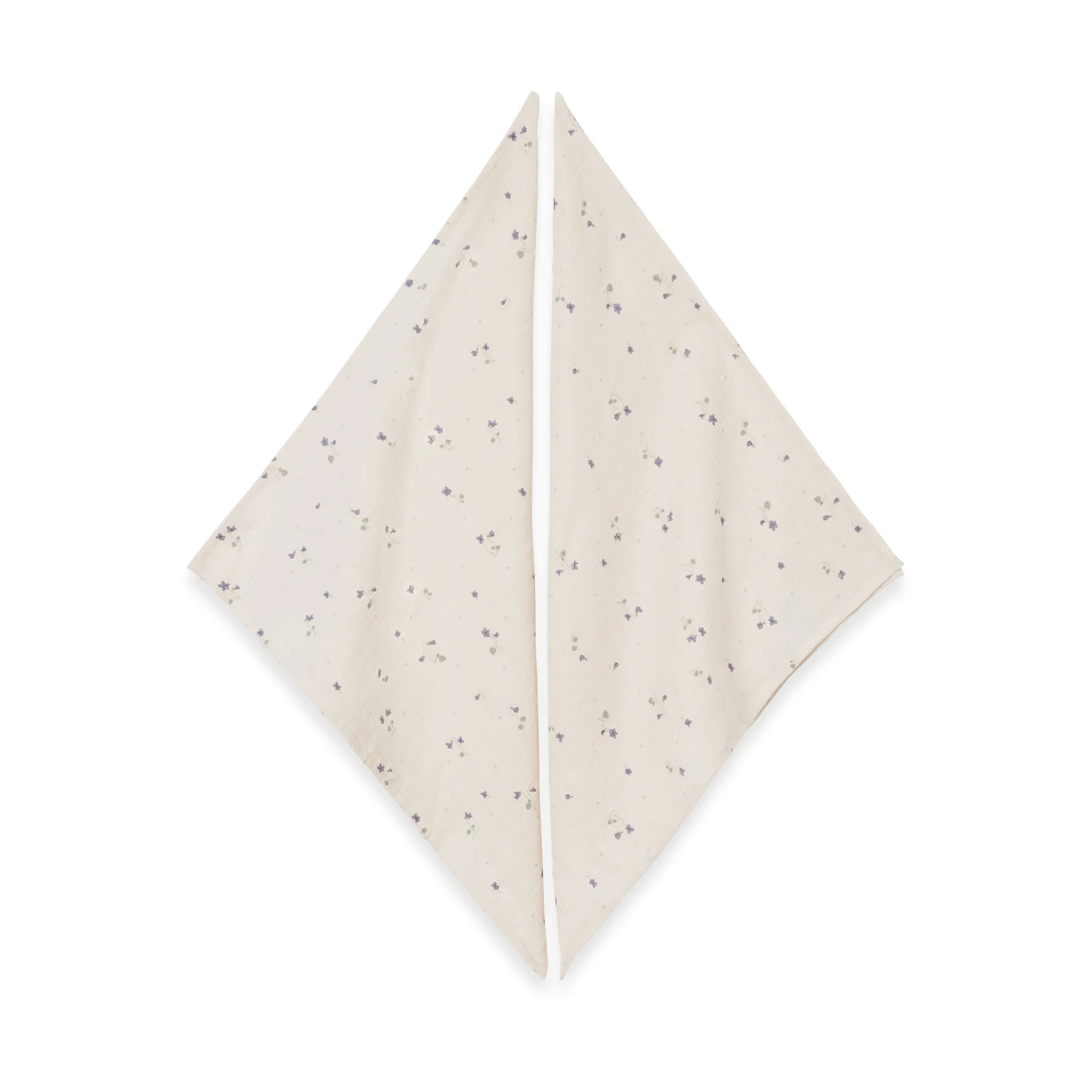 Viola Muslin manta pequeña 2 piezas, 60x60 cm Garbo&Friends