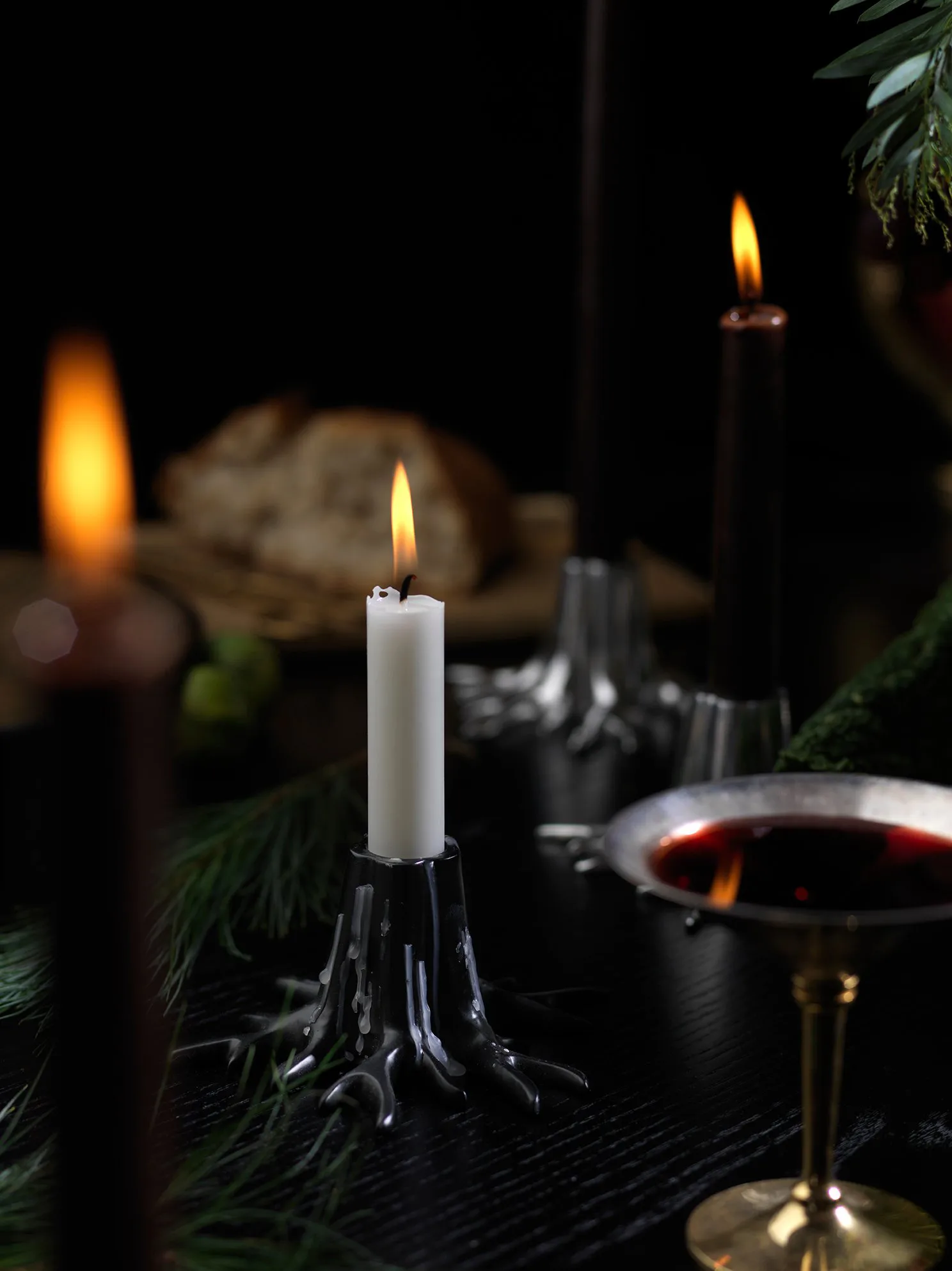 Candelabro Garden Glory The Root, Black matte Garden Glory