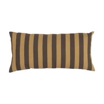 Cojín a rayas Garden Glory - Amarillo azafrán-marrón, 25x50 cm - Garden Glory