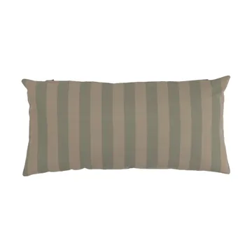 Cojín a rayas Garden Glory - Verde eucalipto-beige, 25x50 cm - Garden Glory