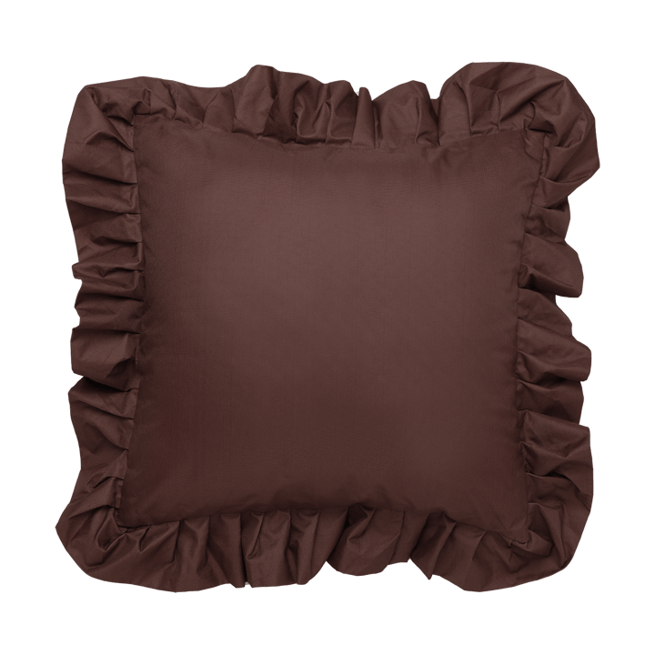 Cojín con volantes Garden Glory Outdoor 45x45 cm - Brown - Garden Glory