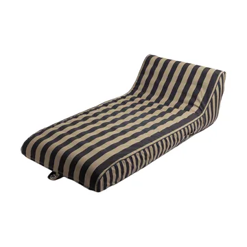 Tumbona hinchable Garden Glory - Negro-beige, 85×168,5 cm - Garden Glory