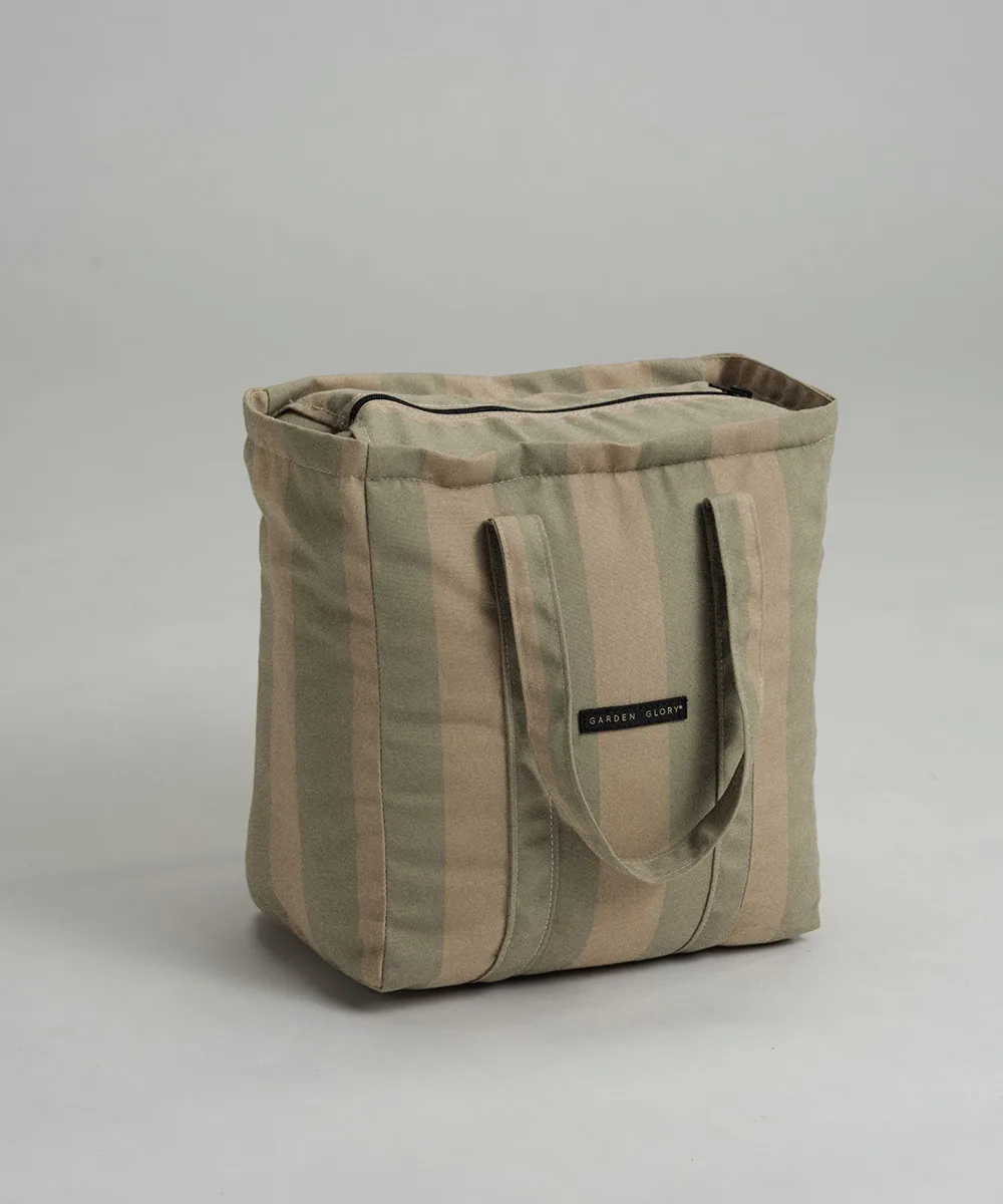 Tumbona hinchable Garden Glory, Verde eucalipto-beige, 85×168,5 cm Garden Glory